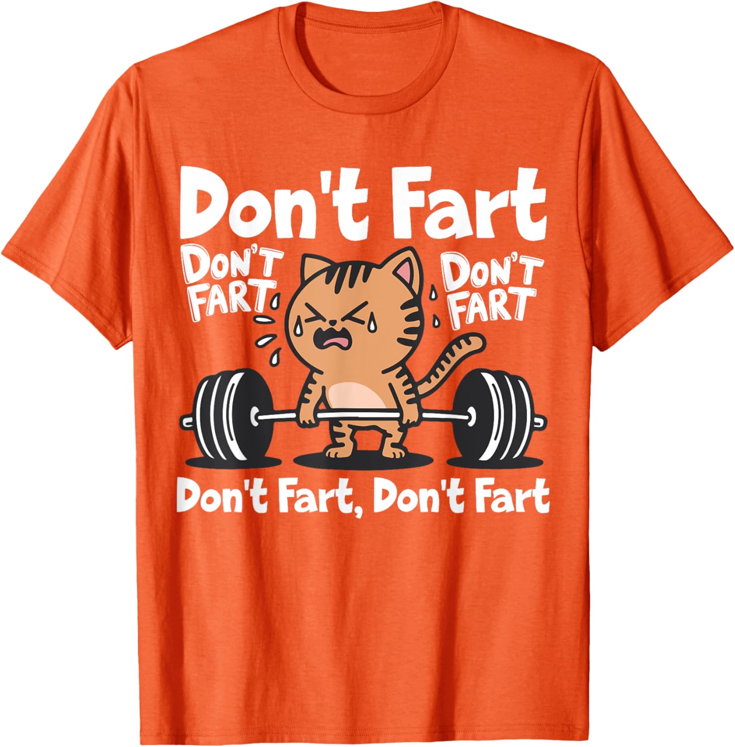 Funny Cat Workout T-Shirt for Weightlifting Fitness Lovers - 6