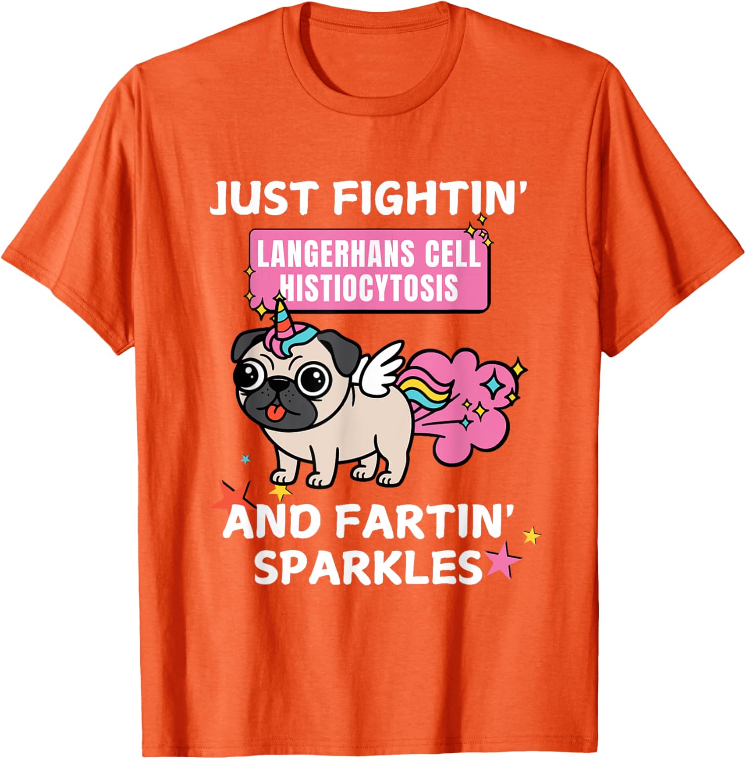 Fightin' Langerhans Cell Histiocytosis Funny T-Shirt for Awareness - 7