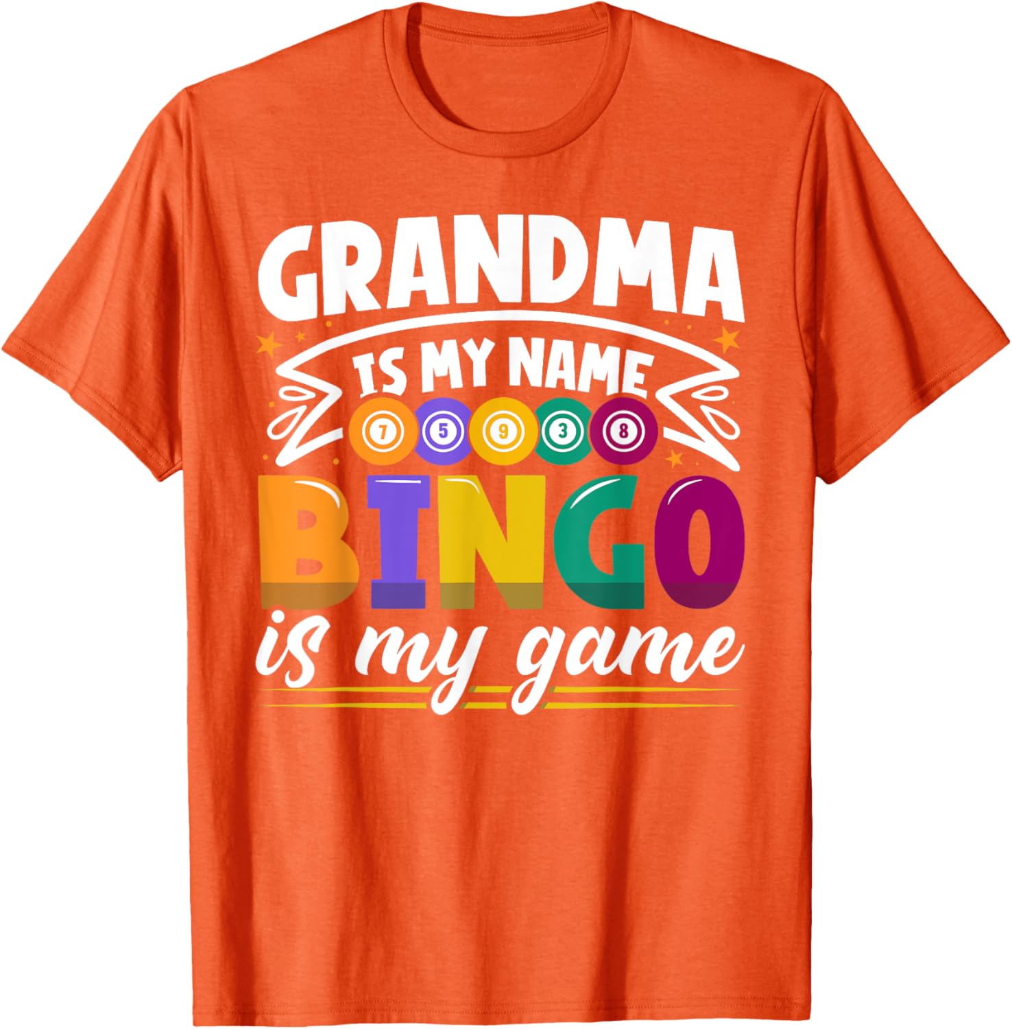 Funny Grandma Bingo Player T-Shirt for Bingo Lovers and Grandkids - 10