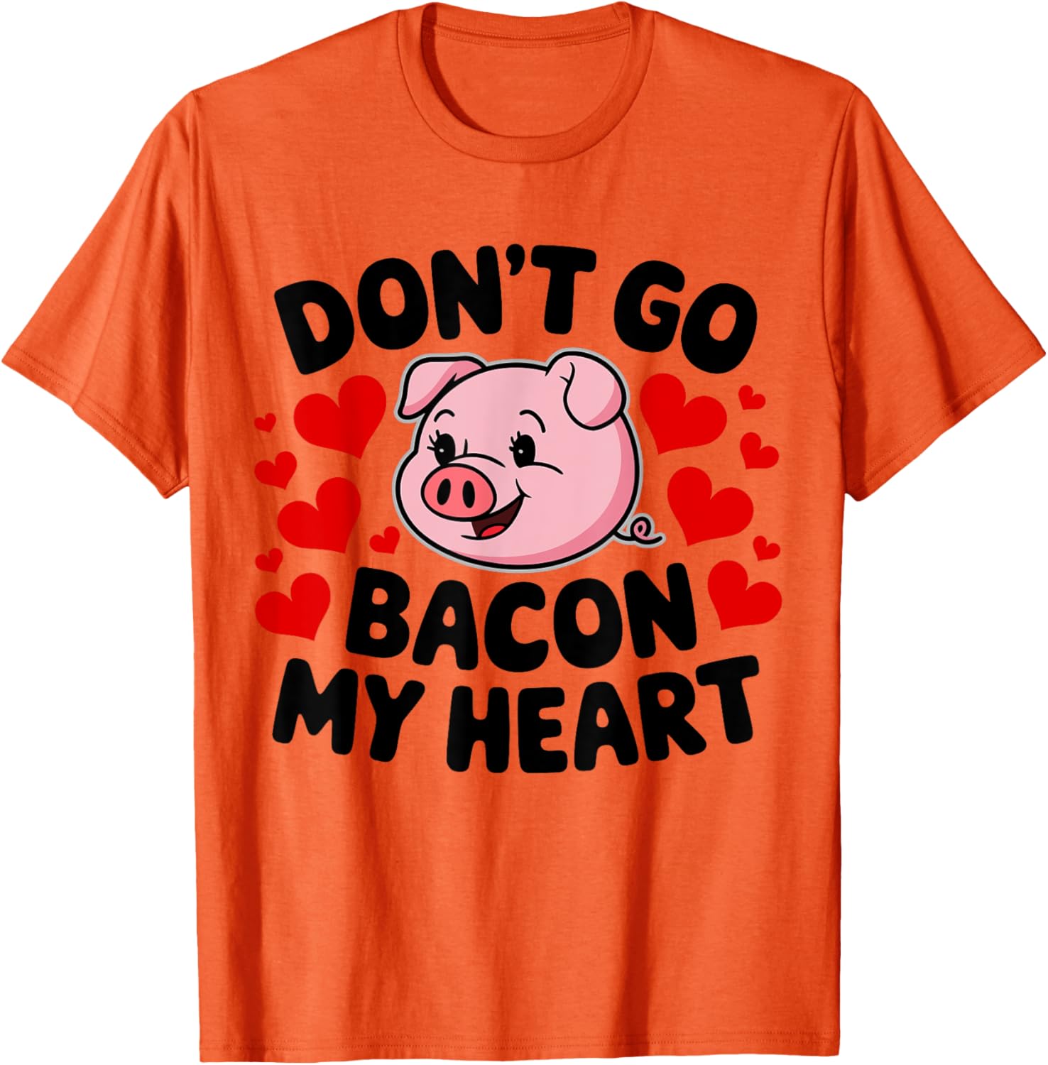 Cute Couples Valentine's T-Shirt Don't Go Bacon My Heart Edition - 12