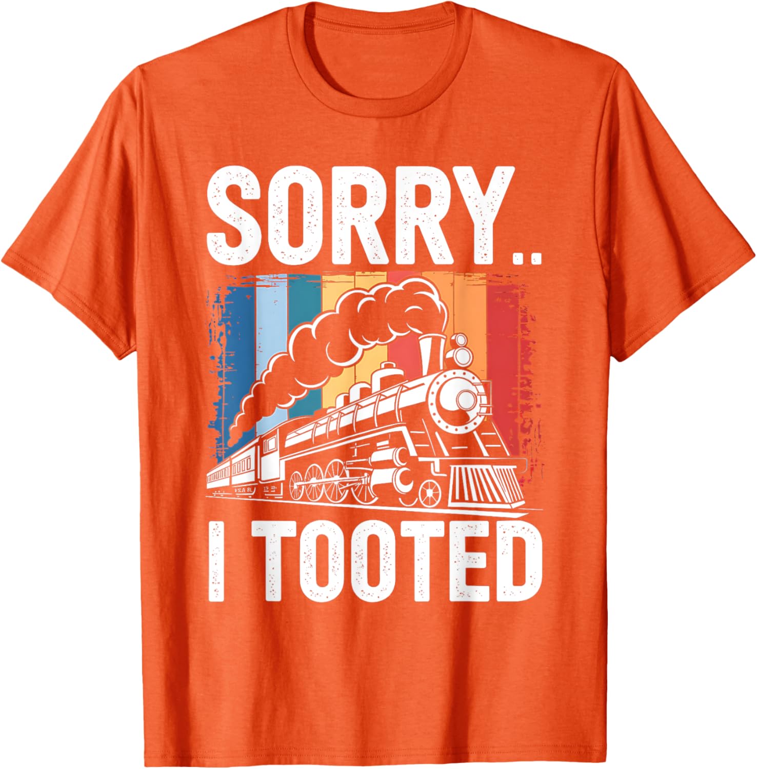 Funny Train Sorry I Tooted T-Shirt for Kids - Perfect Railroad Gift - 10