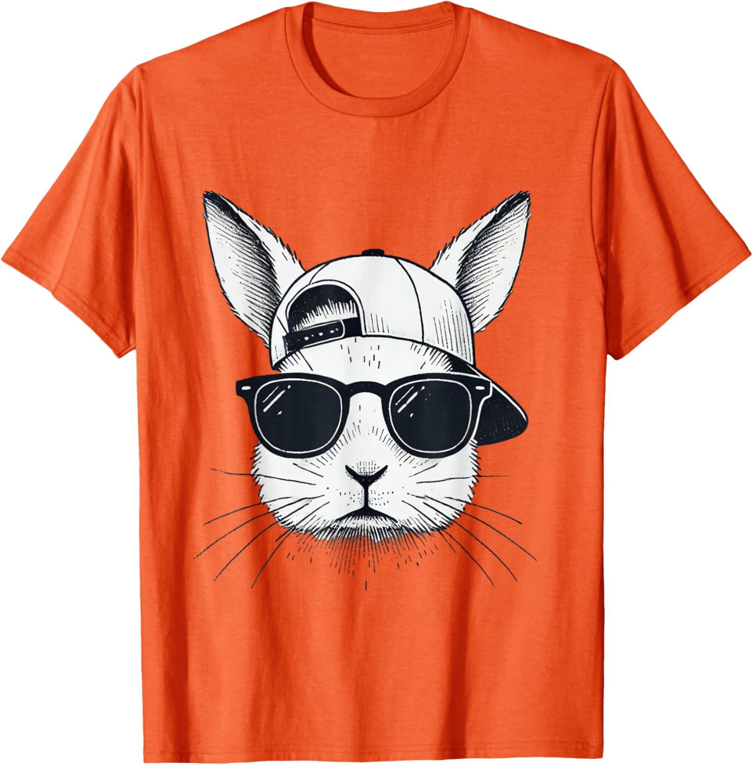 Cool Bunny Face Sunglasses T-Shirt for Easter Fun β Boys, Men, Kids - 23