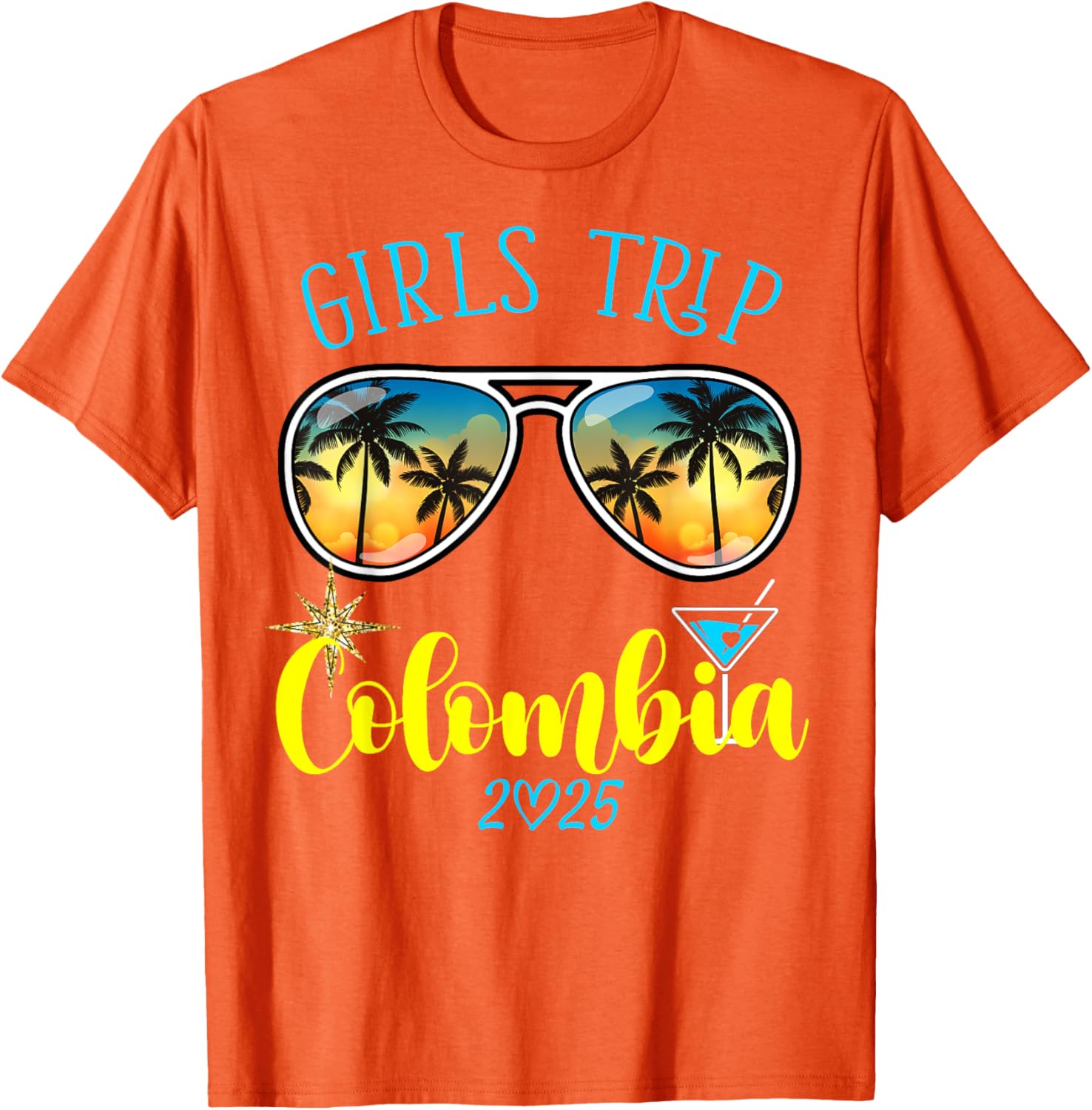 Cute Girls Trip Colombia 2025 T-Shirt for Weekend Birthday Squad - 15