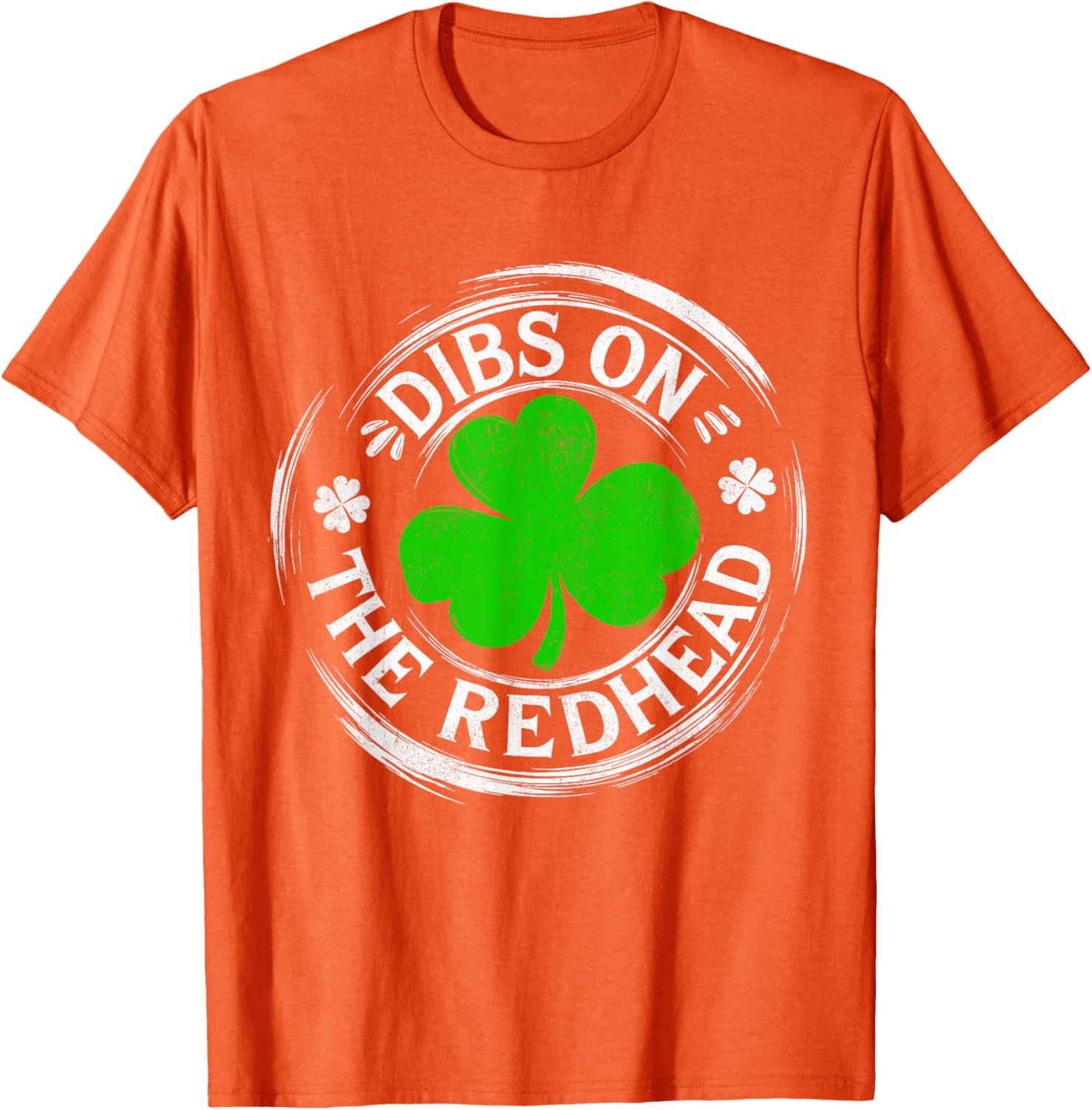 Dibs On The Redhead Funny St Patrick's Day T-Shirt for Fun Celebrations - 1