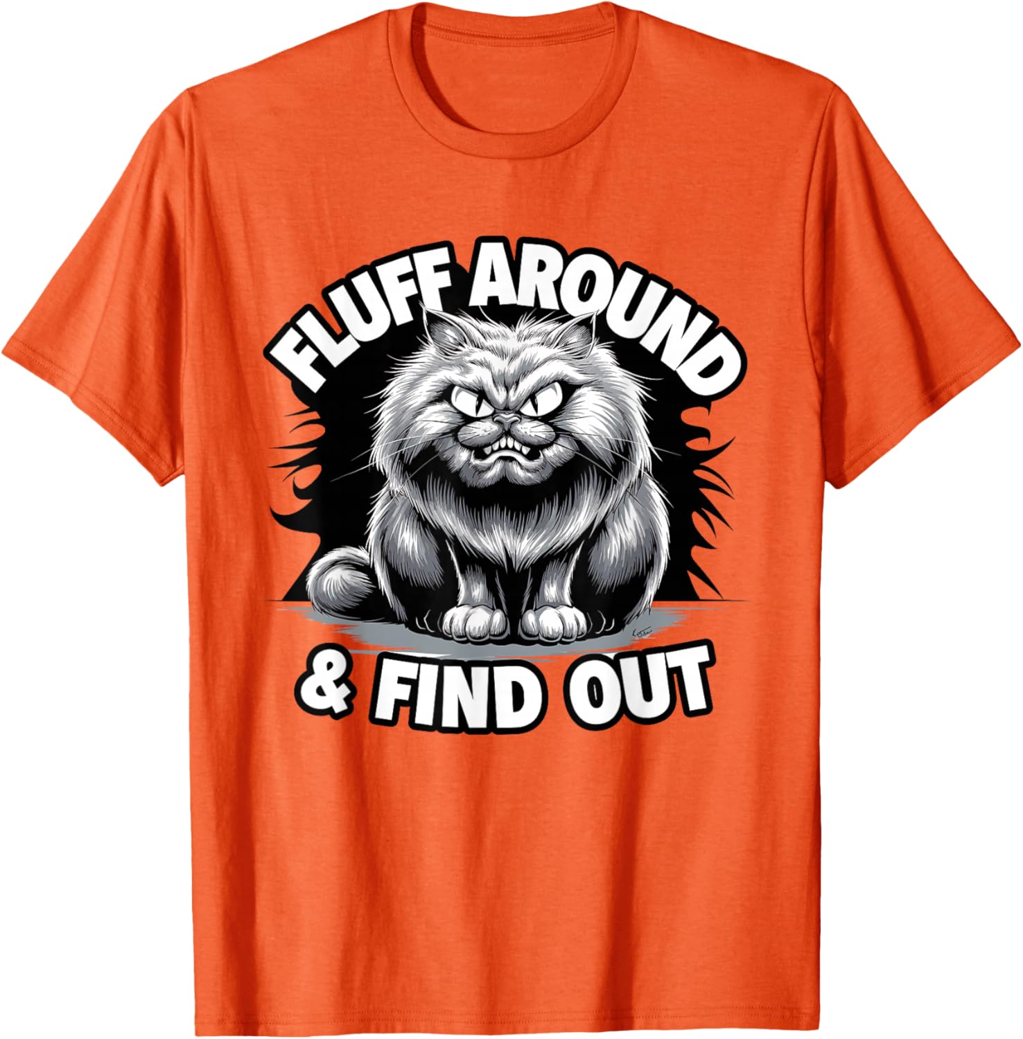 Funny Sarcastic Cat Lady Quote T-Shirt for Pet Lovers and Cat Moms - 5