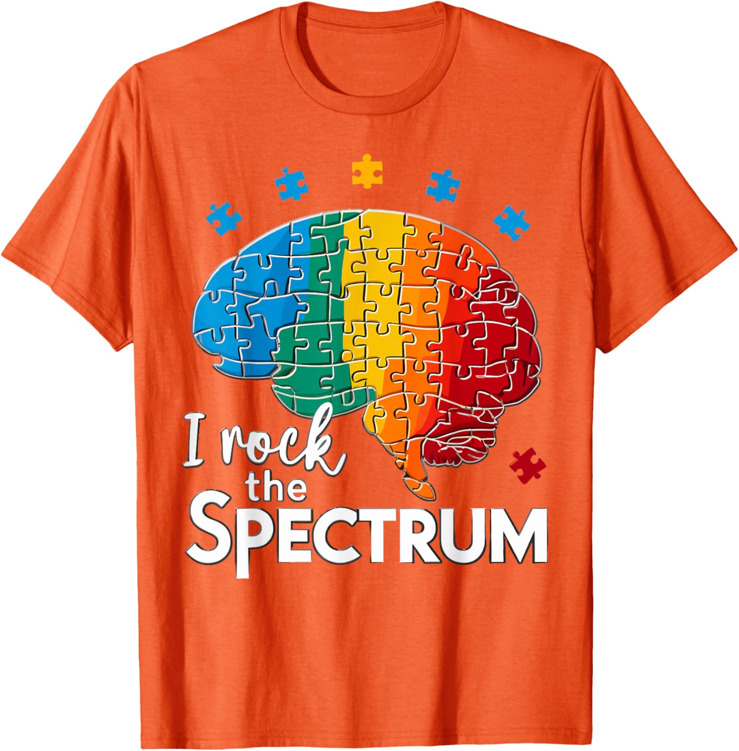 Cute Autism Awareness T-Shirt for Toddlers I Rock The Spectrum Design - 24