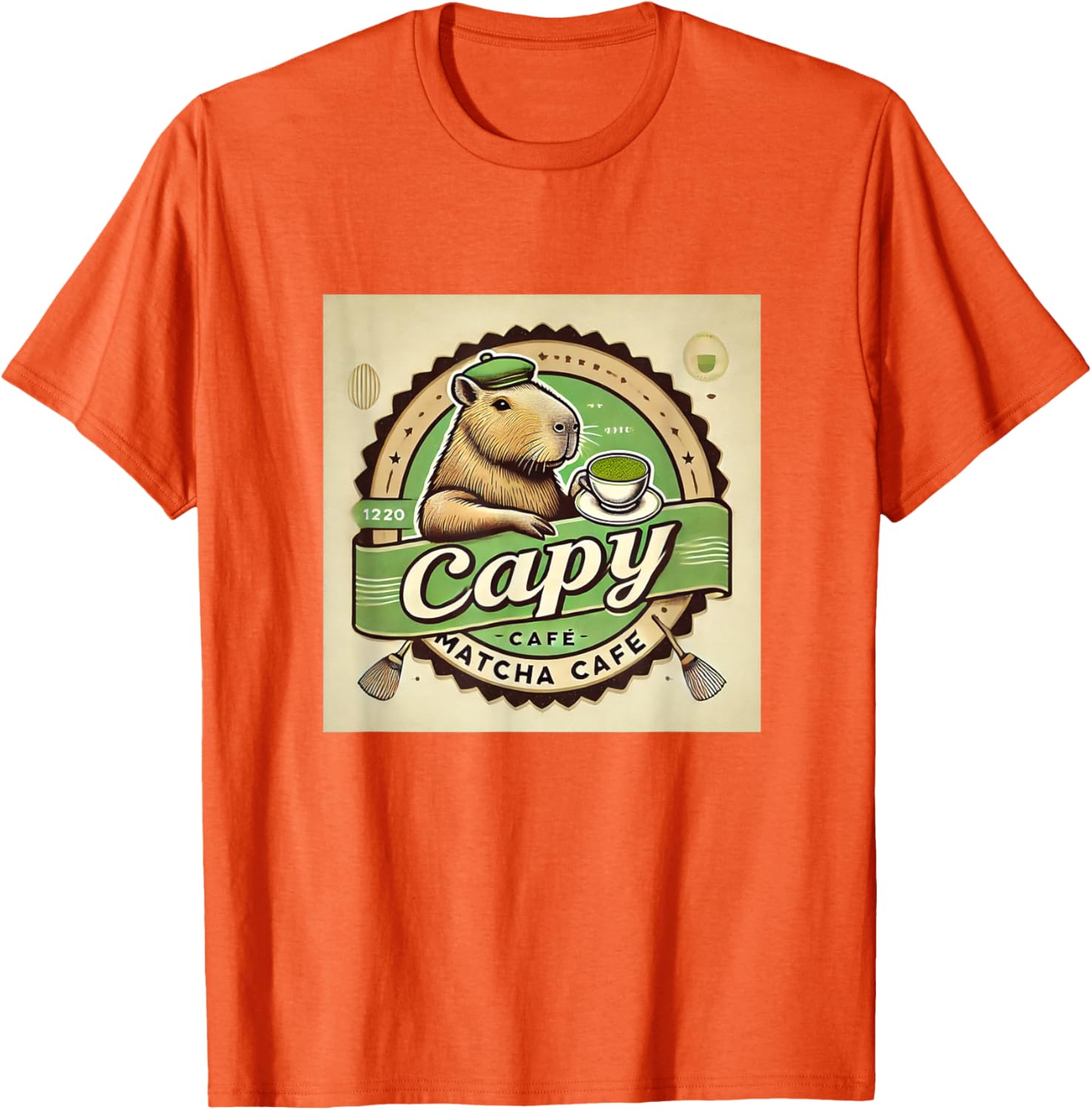 Capybara Cafe Coffee and Tea Lover T-Shirt for Animal Enthusiasts - 17