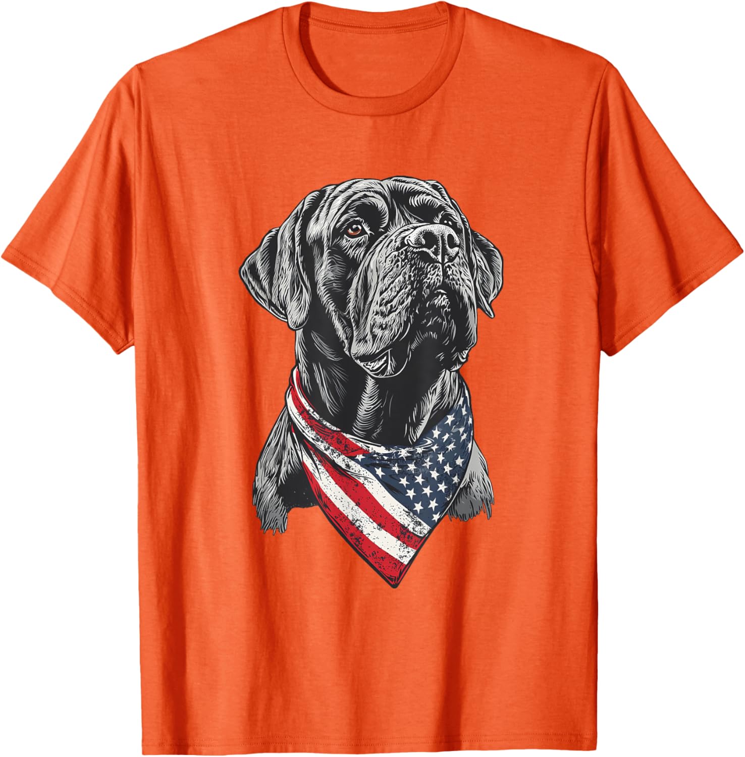 English Mastiff American Flag T-Shirt for Dog Lovers and Patriotism - 9