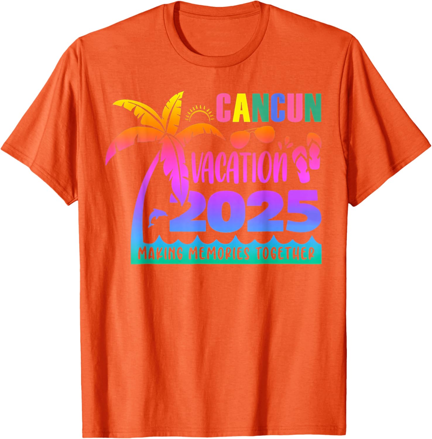 Cancun Vacation 2025 Summer Memories T-Shirt for Family Fun - 19