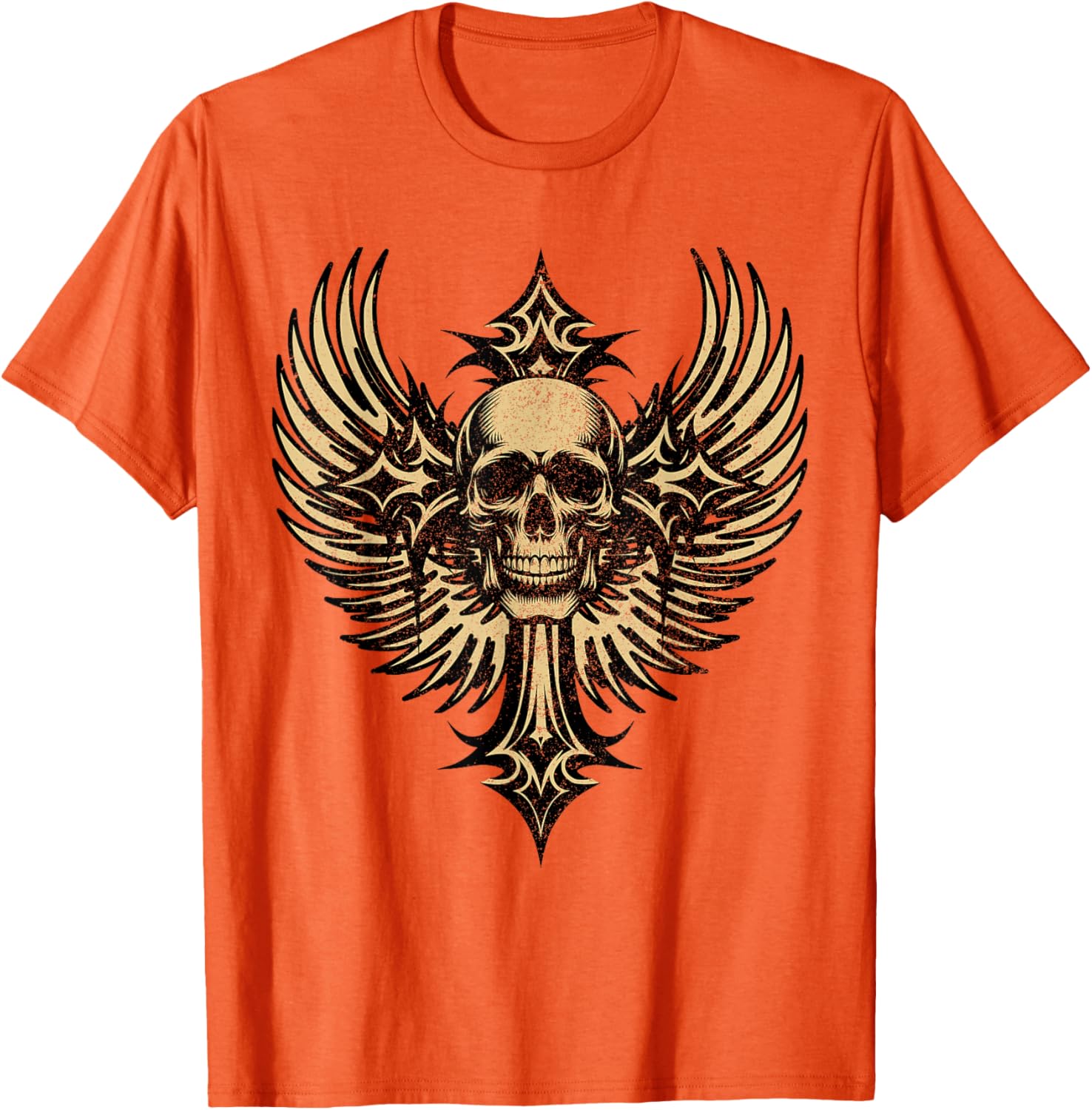 Grunge Skull Cross Gothic Aesthetic T-Shirt for Stylish Individuals - 18