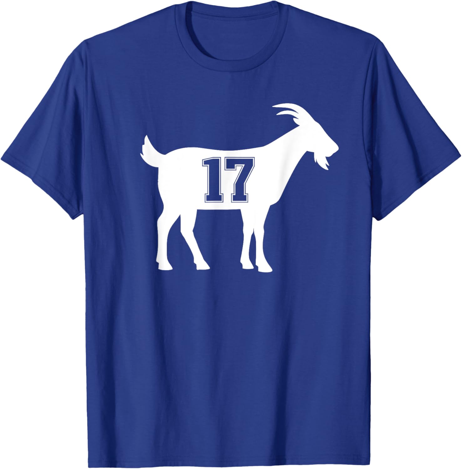 Goat 17 G.O.A.T. Number 17 Goat T-Shirt for Sports Fans and Casual Wear - 1