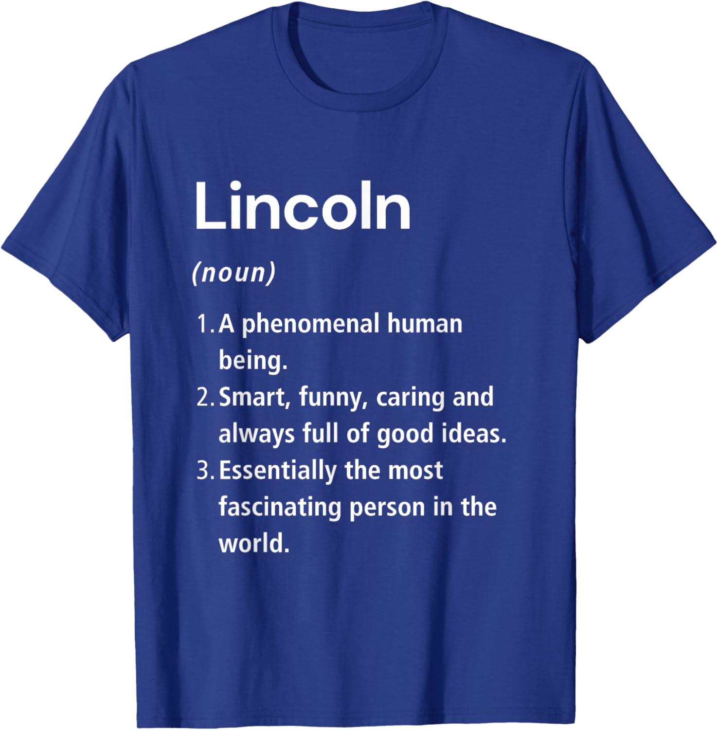 Funny Lincoln Name Definition T-Shirt for Unique Style and Humor - 20