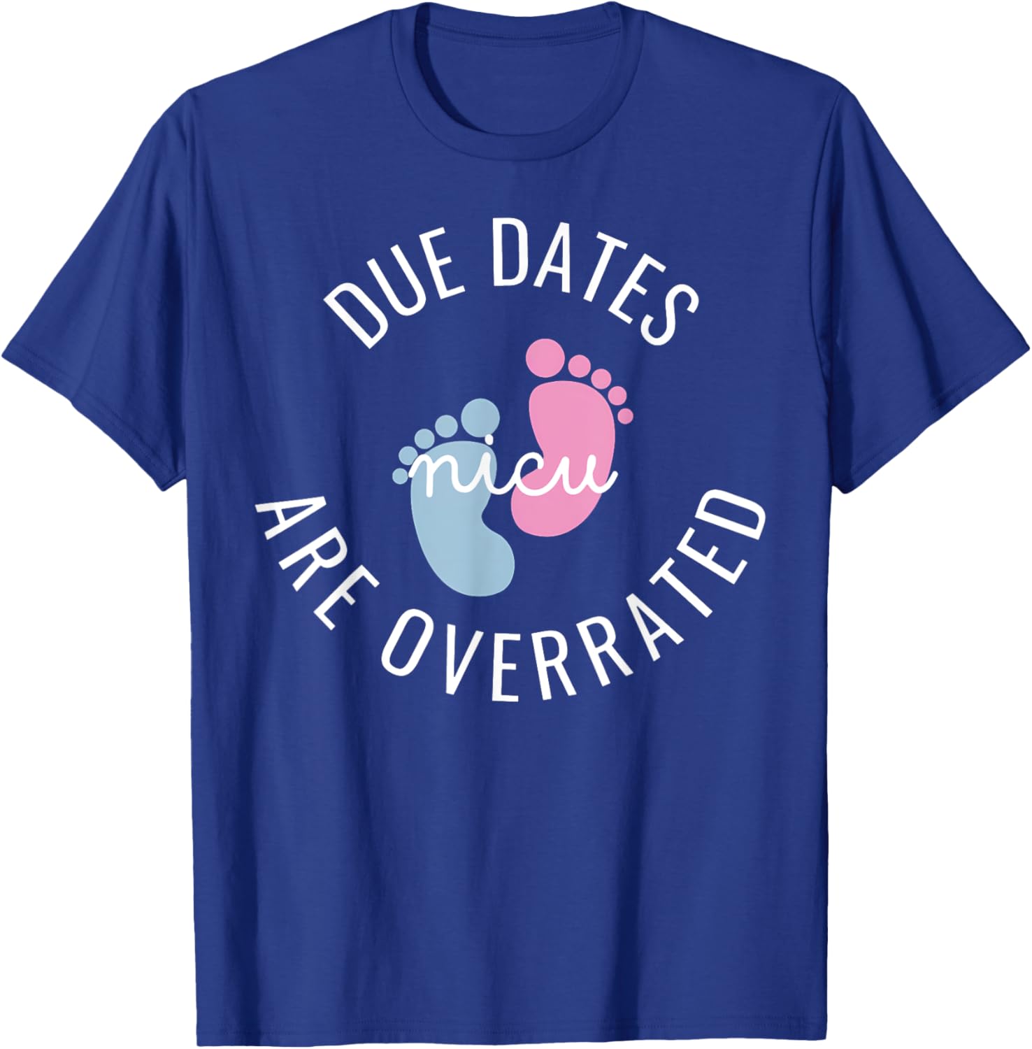 Cute Baby Feet NICU Nurse Squad T-Shirt for Proud Healthcare Heroes - 17