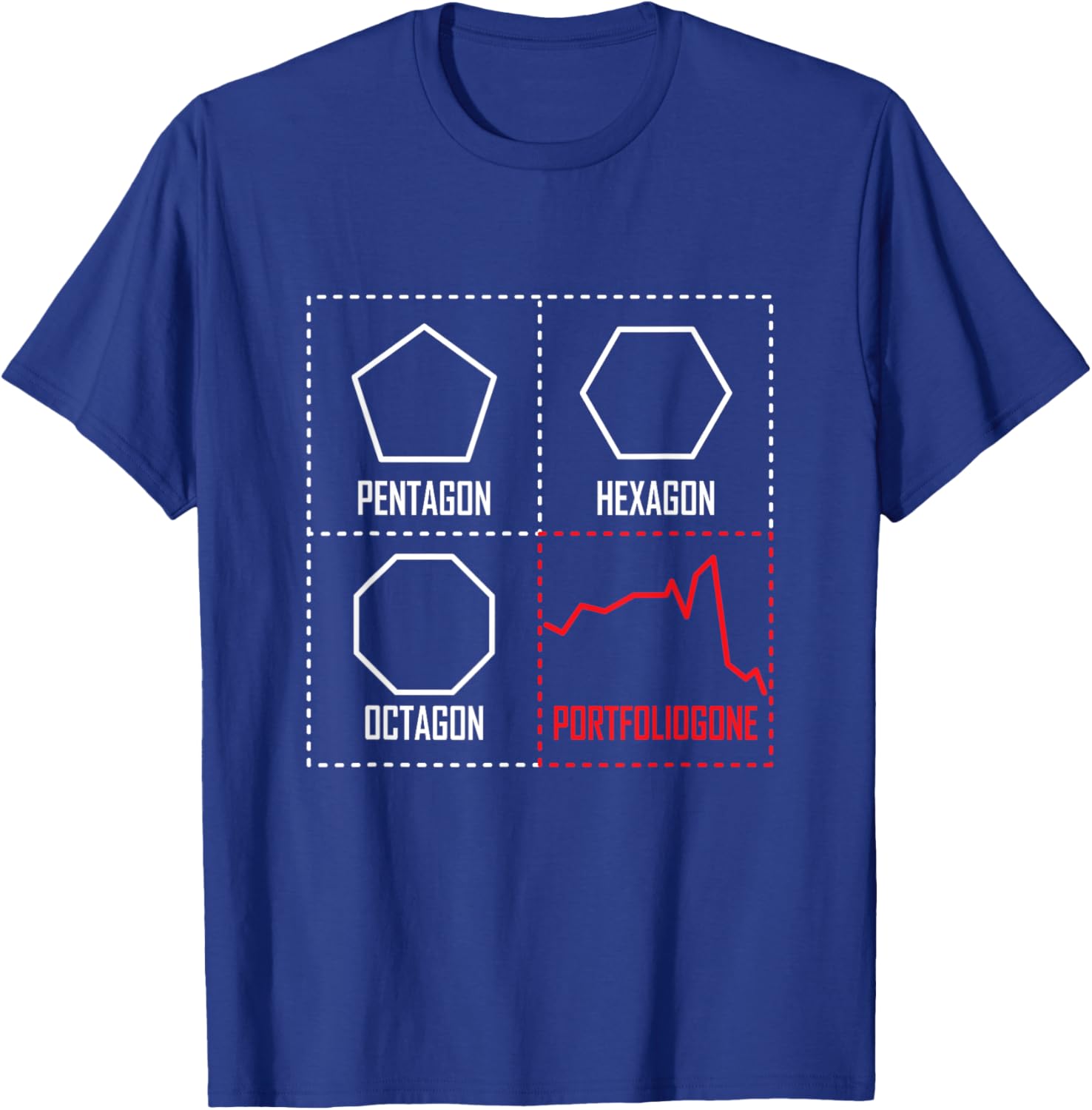 Funny Geometry Portfolio Stock Market Quote T-Shirt for Fun Outfits - 17