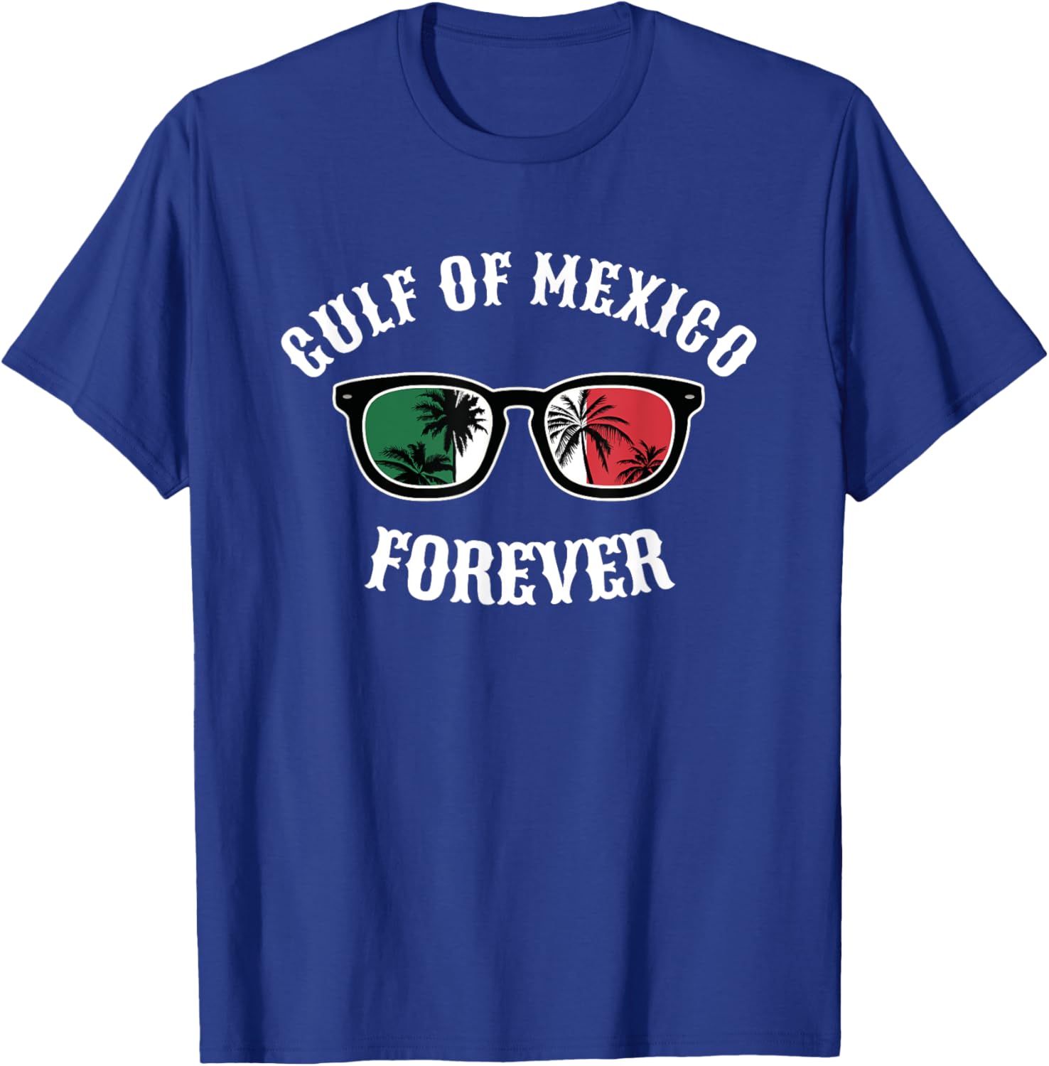 Gulf of Mexico Pride Mexican Flag Beach T-Shirt for Fun Summer Days - 1