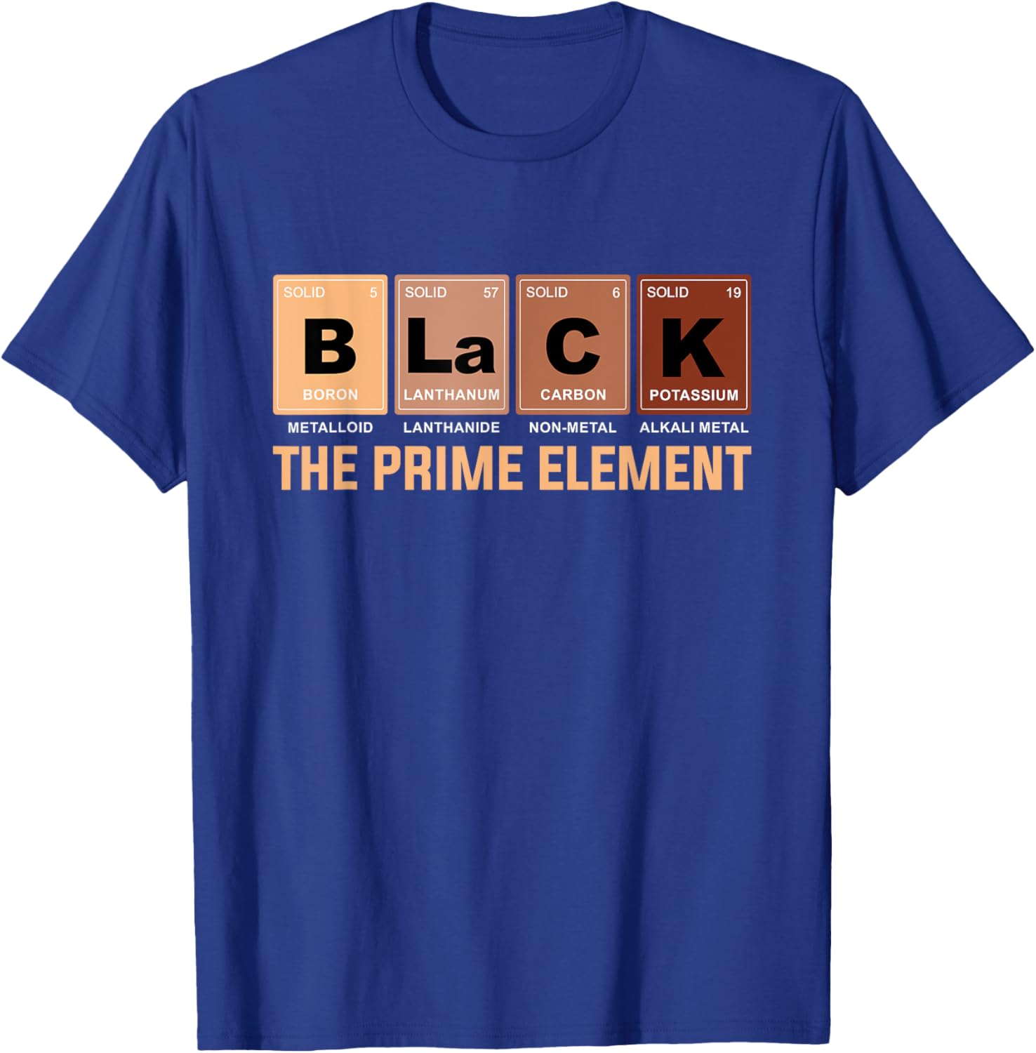 Celebrate Black History Month with the Prime Element Periodic Table T-Shirt - 4