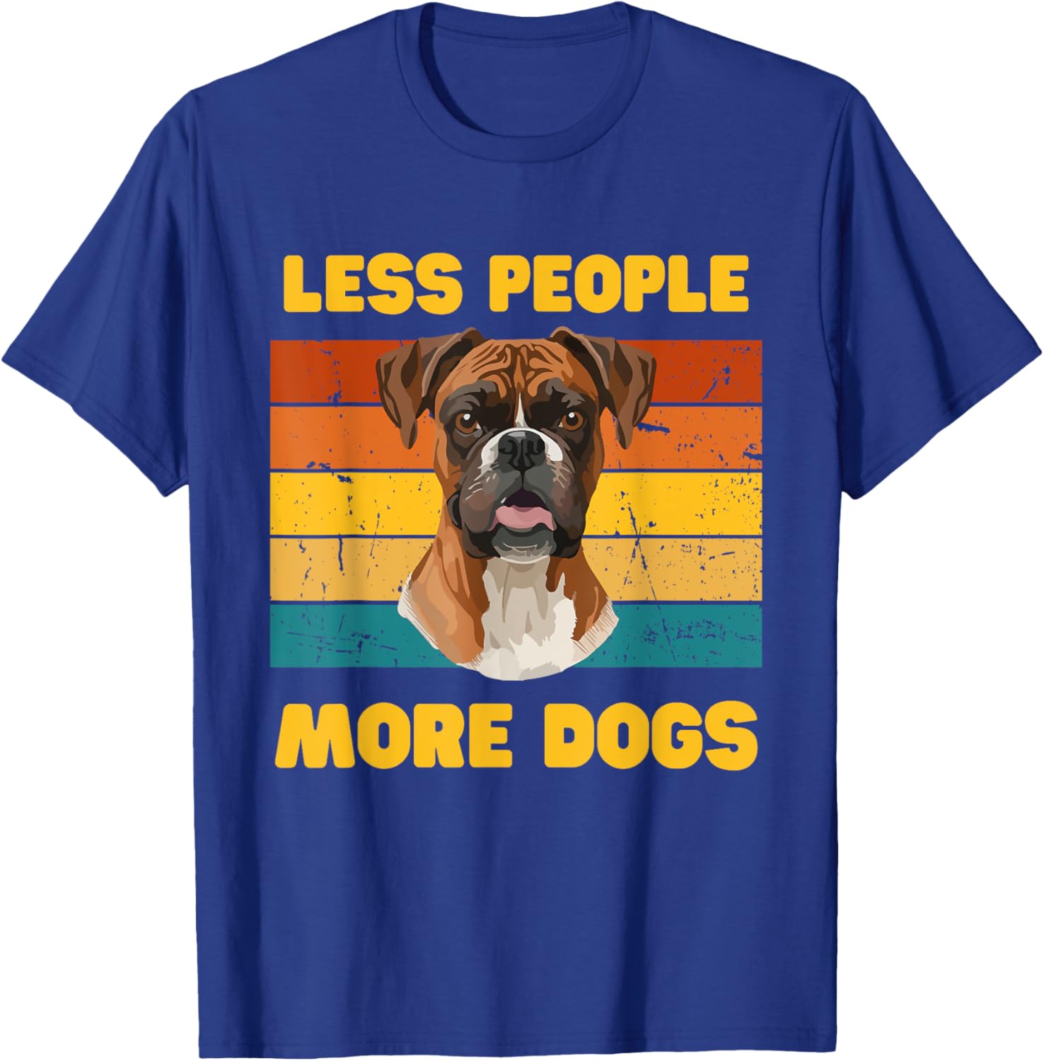 Funny Less People More Dogs T-Shirt for Dog Lovers - Unisex Apparel - 1
