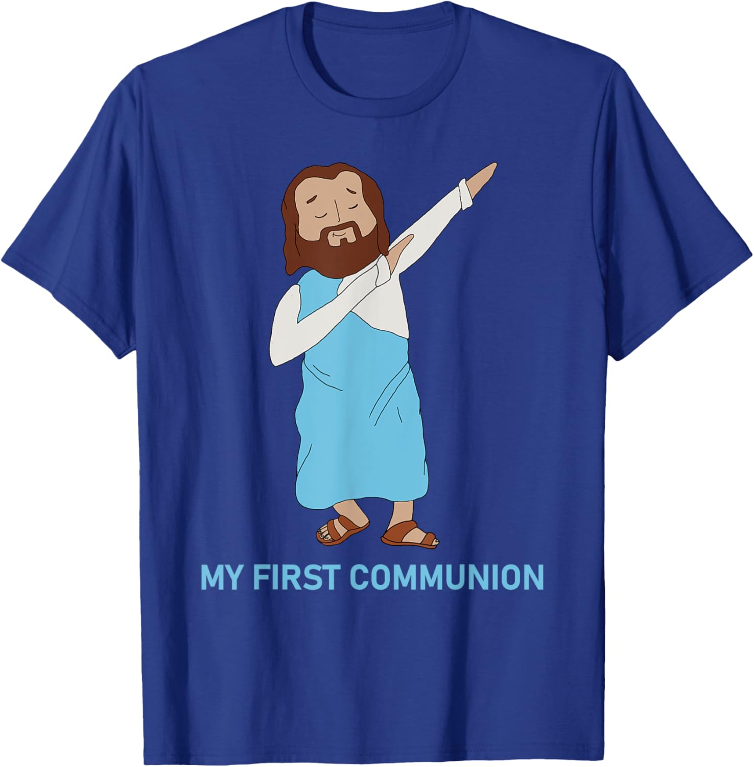 Funny Dabbing Jesus T-Shirt for First Communion - Catholic Gift - 19