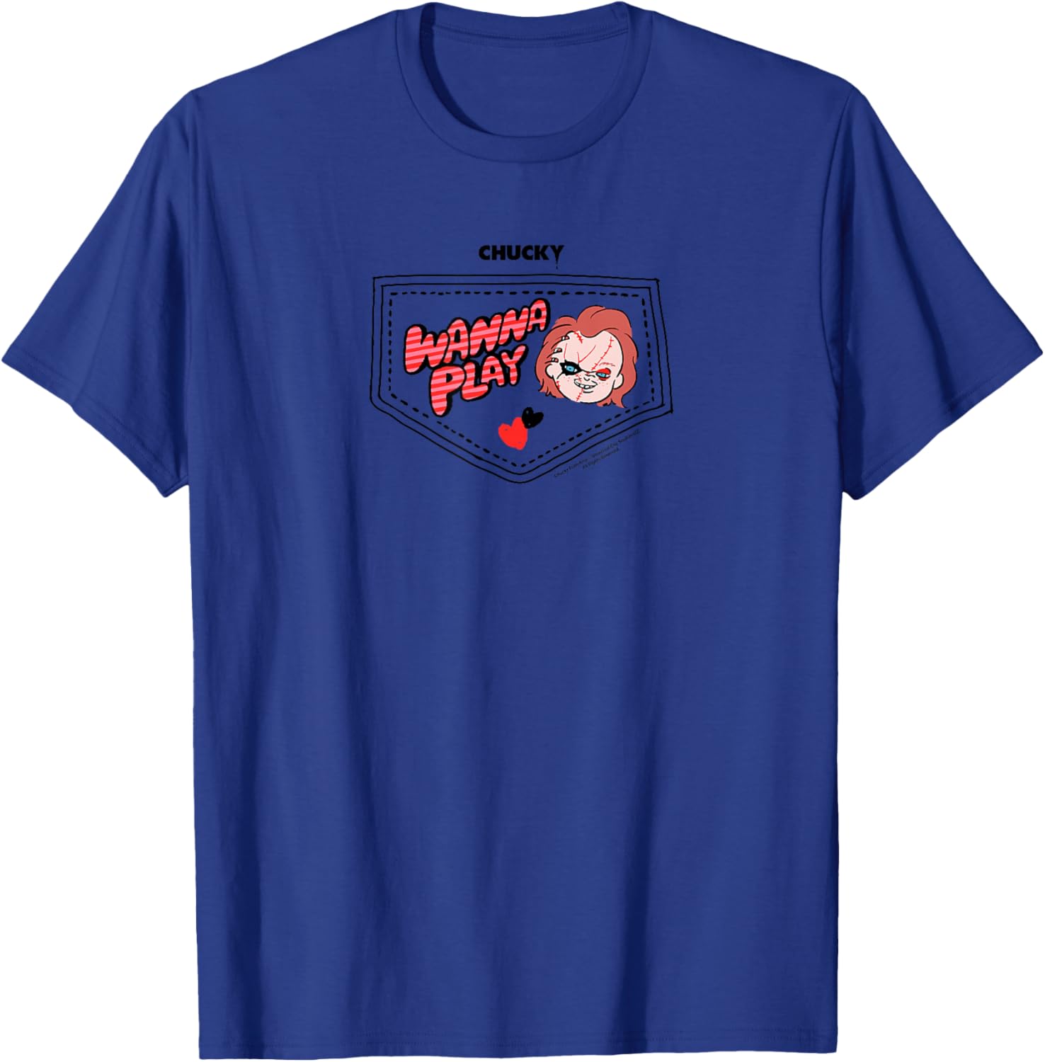 Chucky Wanna Play Faux Pocket T-Shirt for Trendy Kids' Fashion - 3