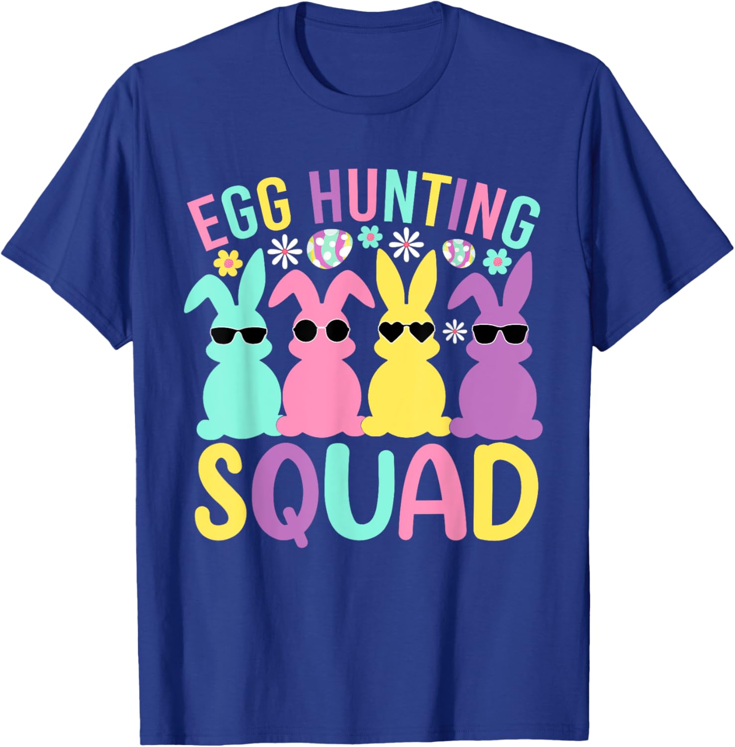 Egg Hunting Squad Family Bunny T-Shirt for Happy Easter Celebrations - 17