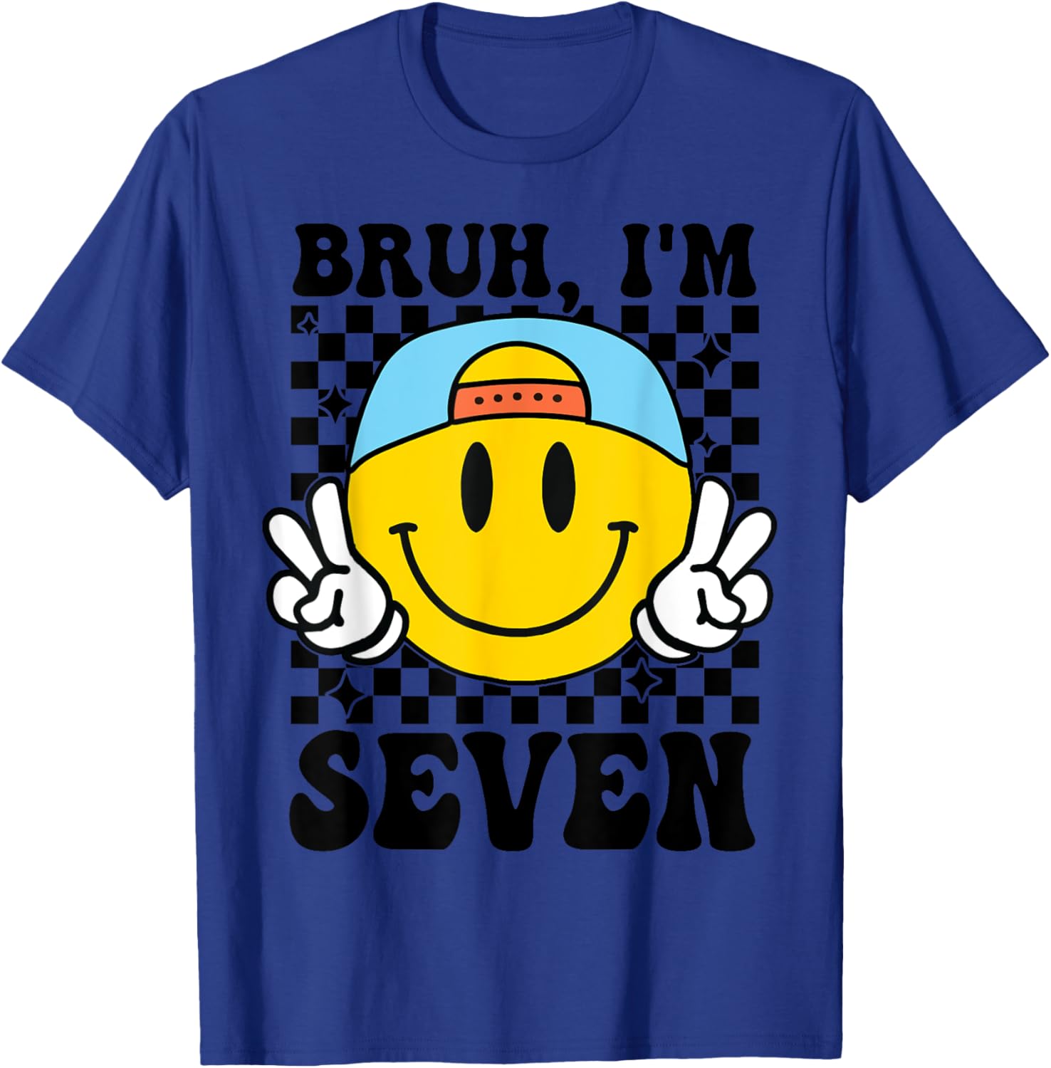 Groovy 7th Birthday T-Shirt for Boys and Girls - Fun Party Gift - 12