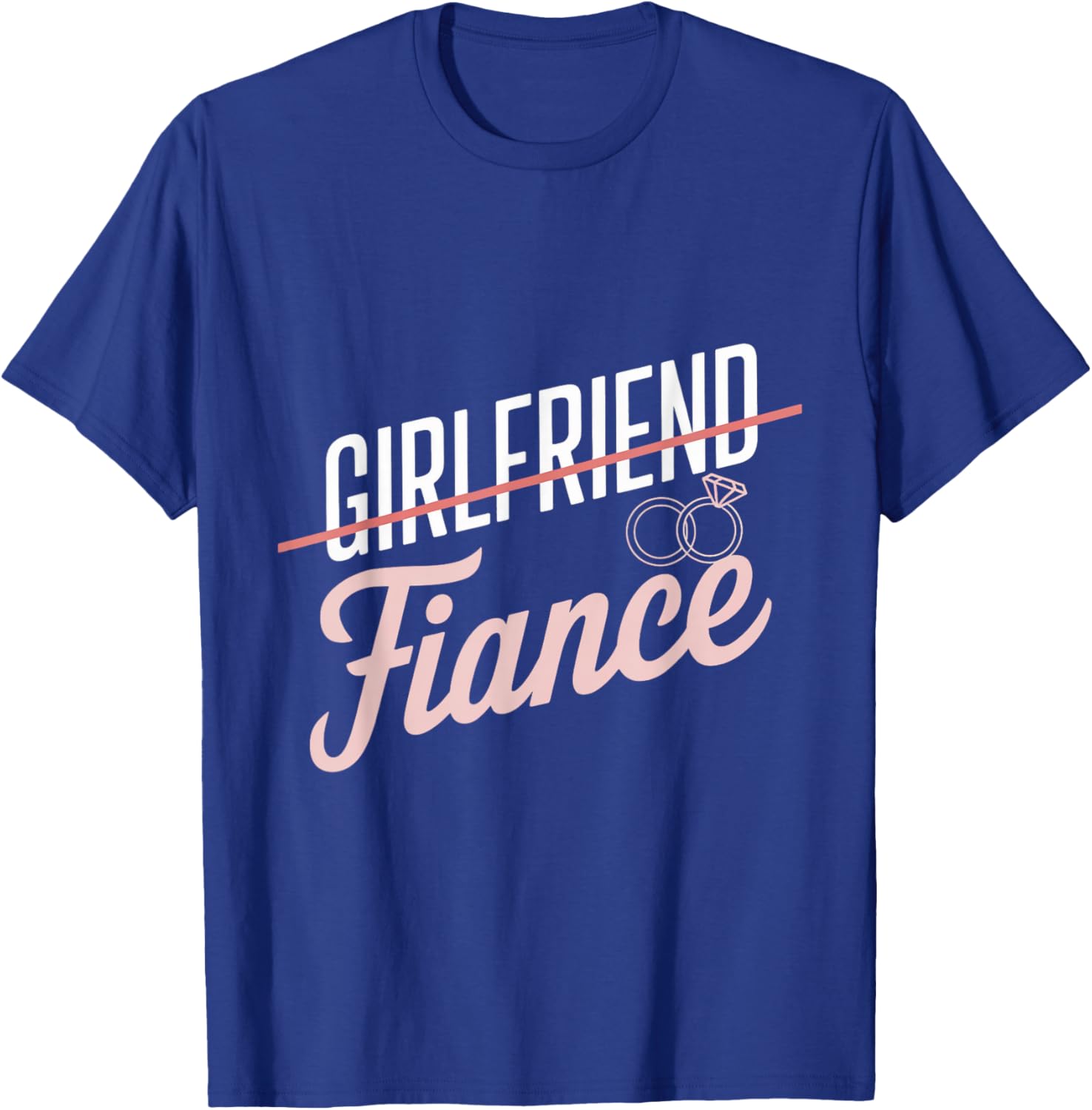 Cute Couples Engagement T-Shirt for Girlfriends Fiancés and Wives - 6