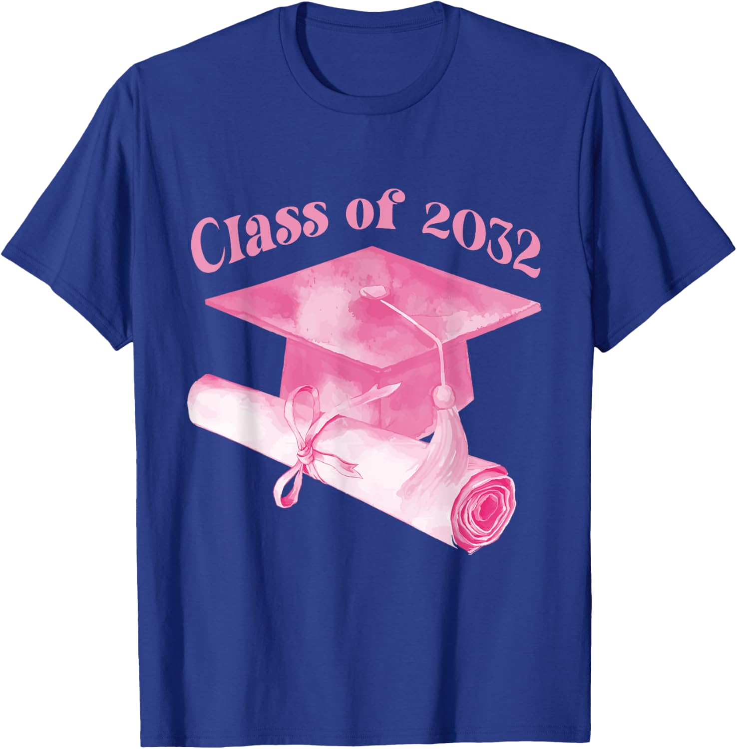 Class of 2032 Graduation Cap T-Shirt for Back to School Fun - 14