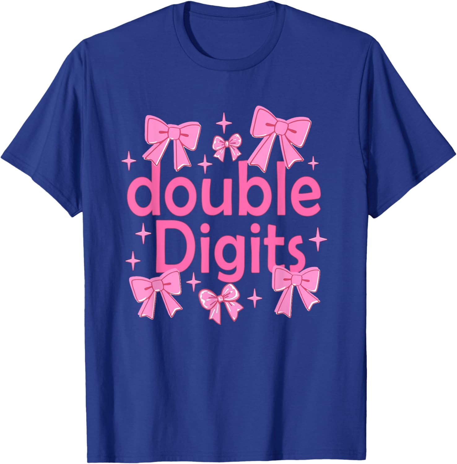 Cute Coquette Bow 10th Birthday T-Shirt for Girls - Perfect Gift for Kids - 9