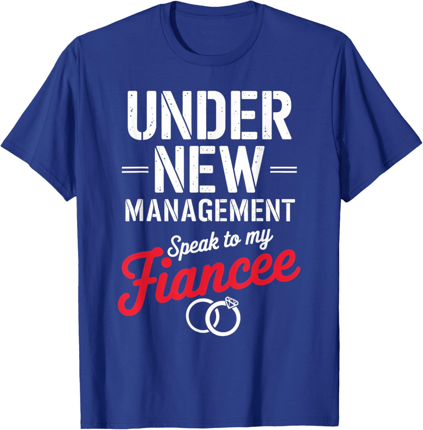 Cute Speak To My Fiancé Fiancee T-Shirt for Newly Engaged Couples - 5