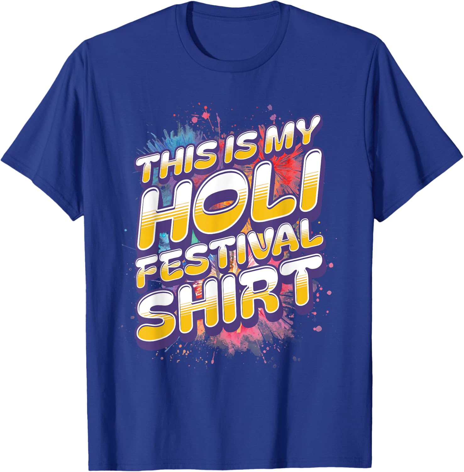 Colorful Holi Festival Shirt for Men and Women - Celebrate in Style - 4