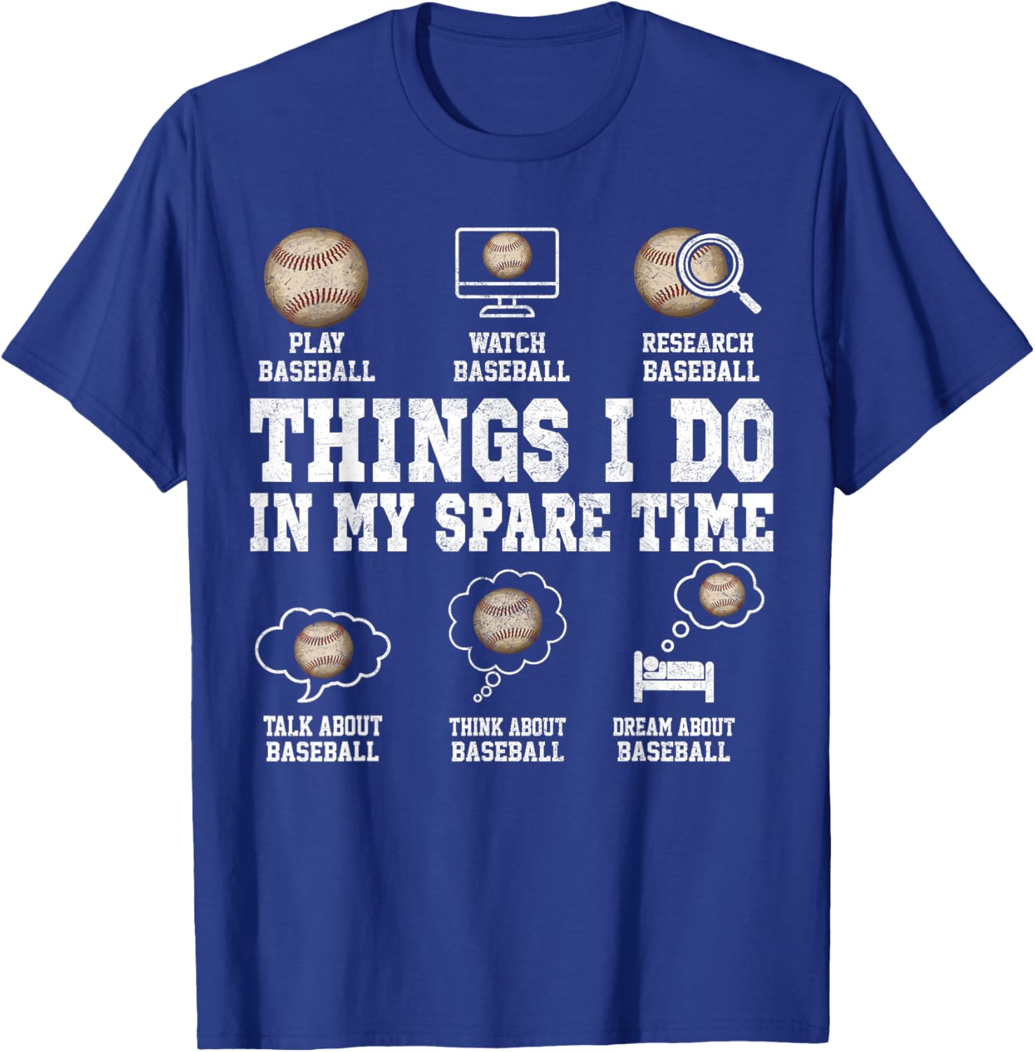 Funny Baseball Player T-Shirt for Fans Perfect for Spare Time Fun - 8