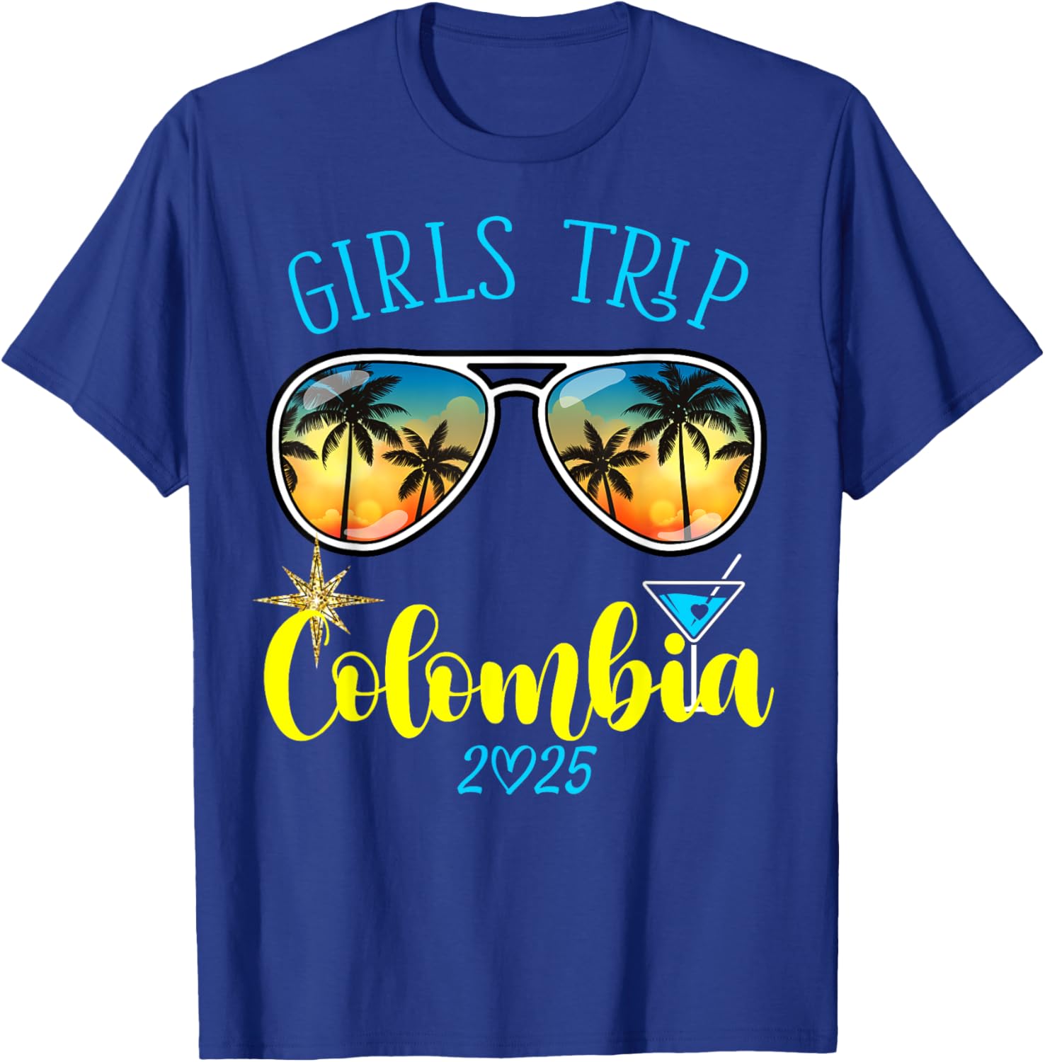 Cute Girls Trip Colombia 2025 T-Shirt for Weekend Birthday Squad - 3