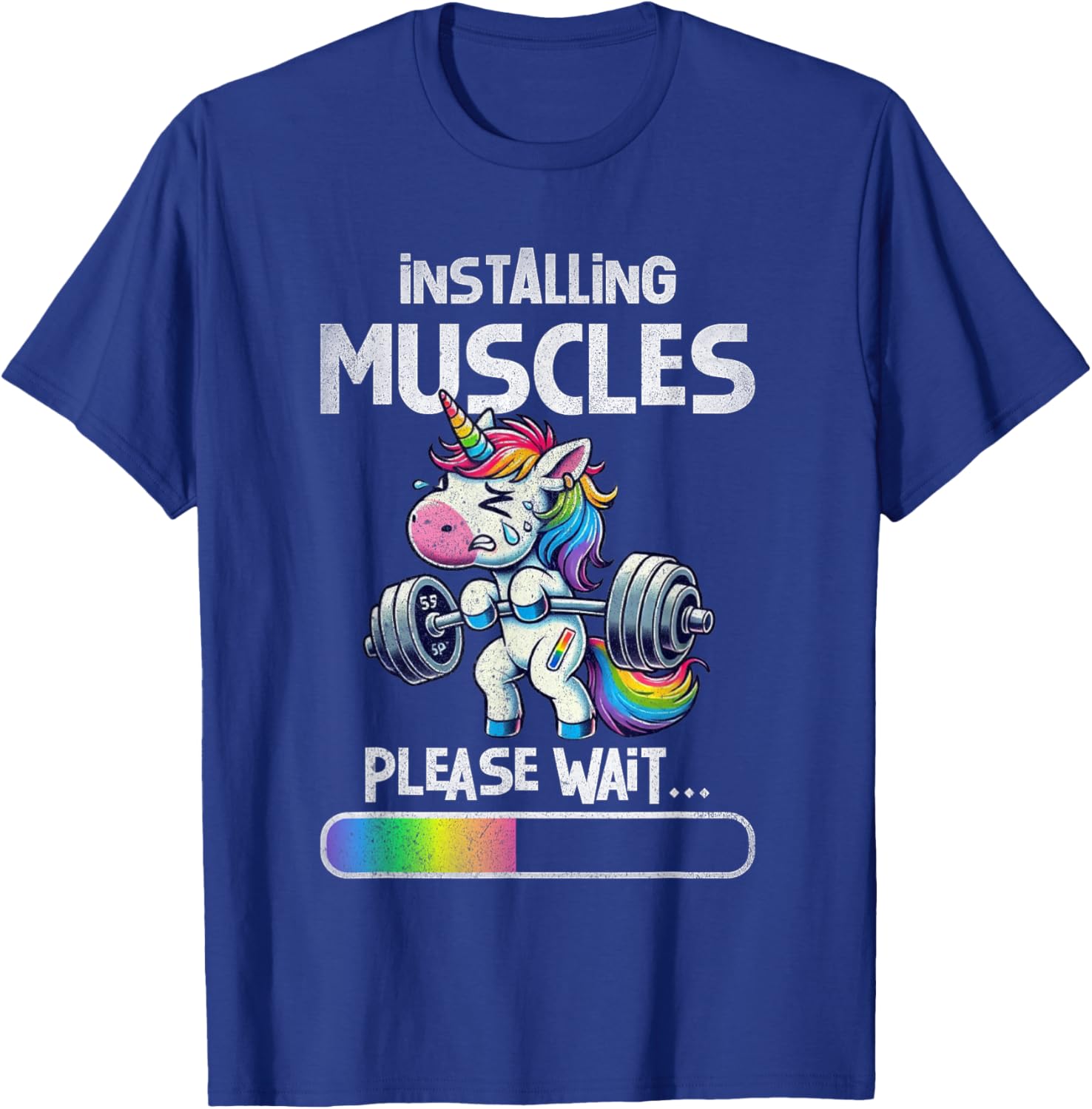 Funny Unicorn Weightlifting T-Shirt for Gym Lovers and Fitness Fans - 14