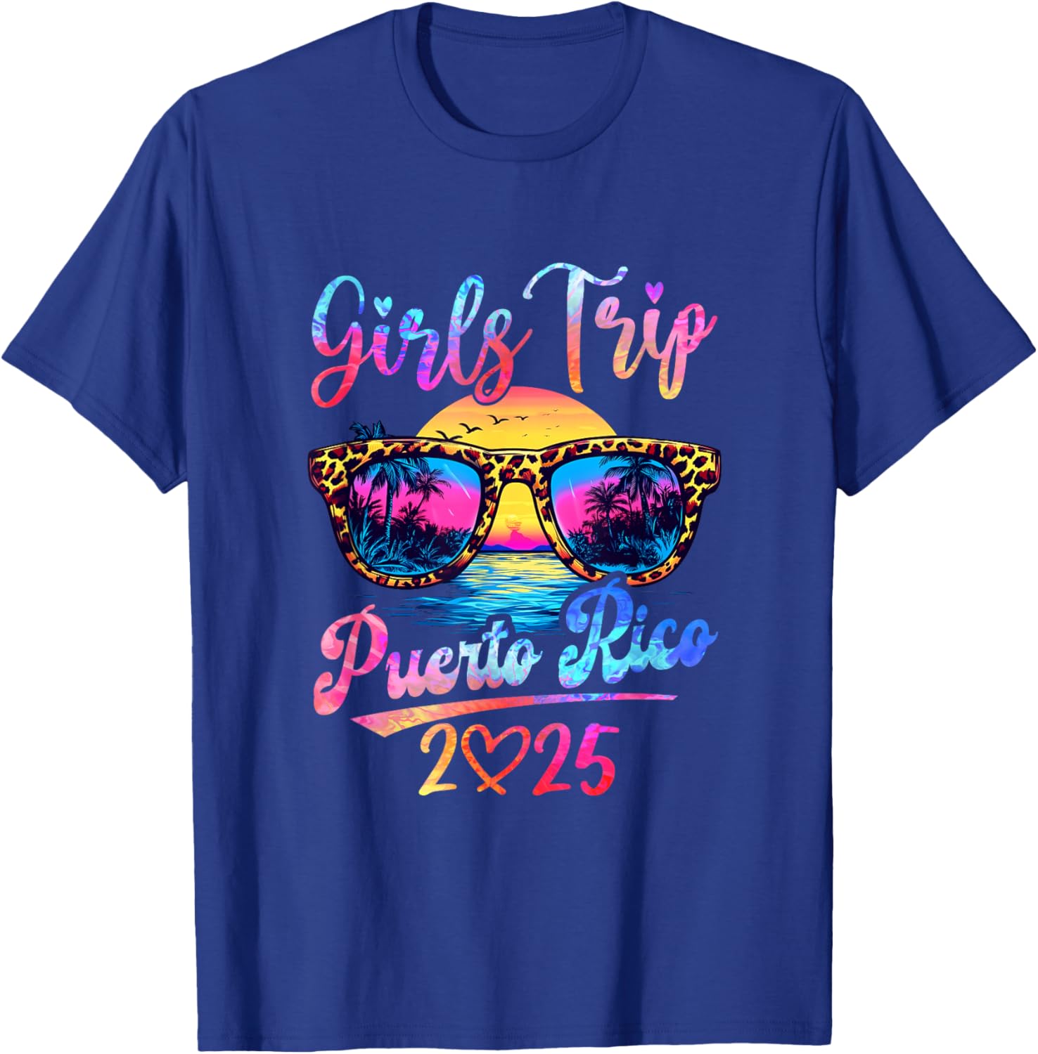 Girls Trip Puerto Rico 2025 Matching T-Shirt for Summer Vacation Fun - 17