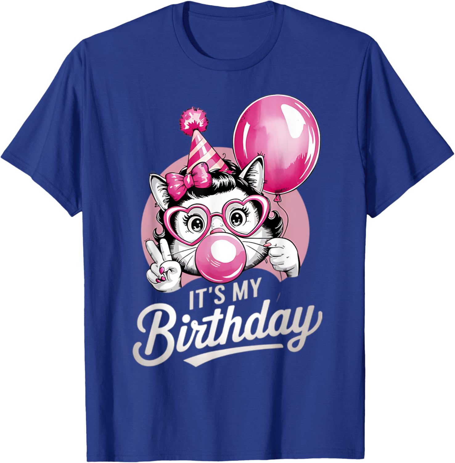 Cute Retro Monkey Birthday T-Shirt for Girls - Perfect Party Outfit! - 5