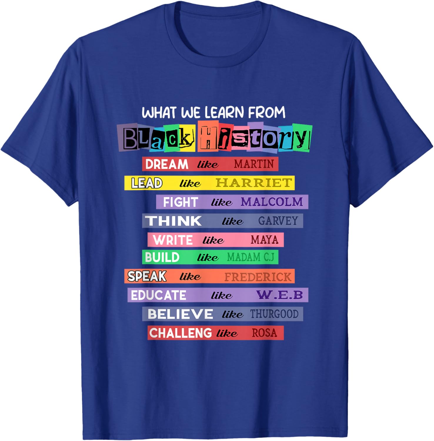 Celebrate Black History Month with Inspired Learning T-Shirt - 10