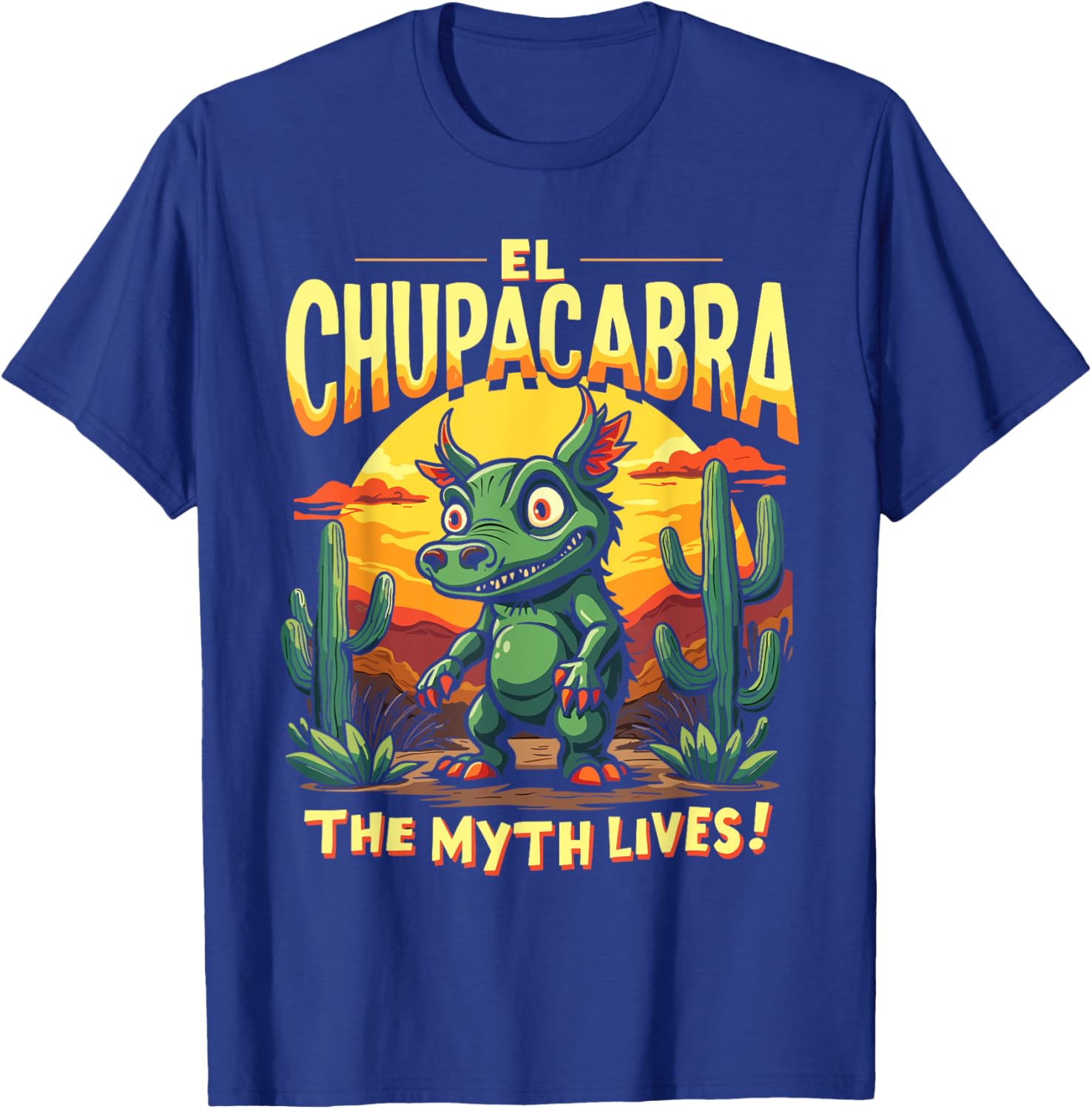 El Chupacabra Adventure T-Shirt for Myth Lovers and Vampire Fans - 3