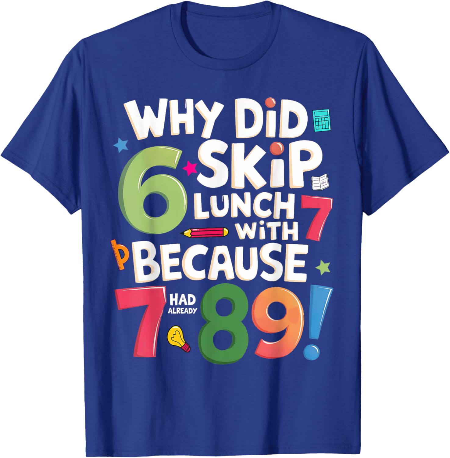 Fun Number Maths Day T-Shirt for Kids with Colorful Numbers Design - 4