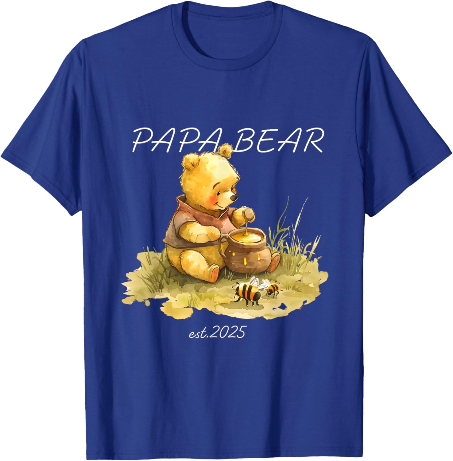 Cute Papa Bear Honey T-Shirt for Dads β Stylish and Comfy Men's Tee - 13
