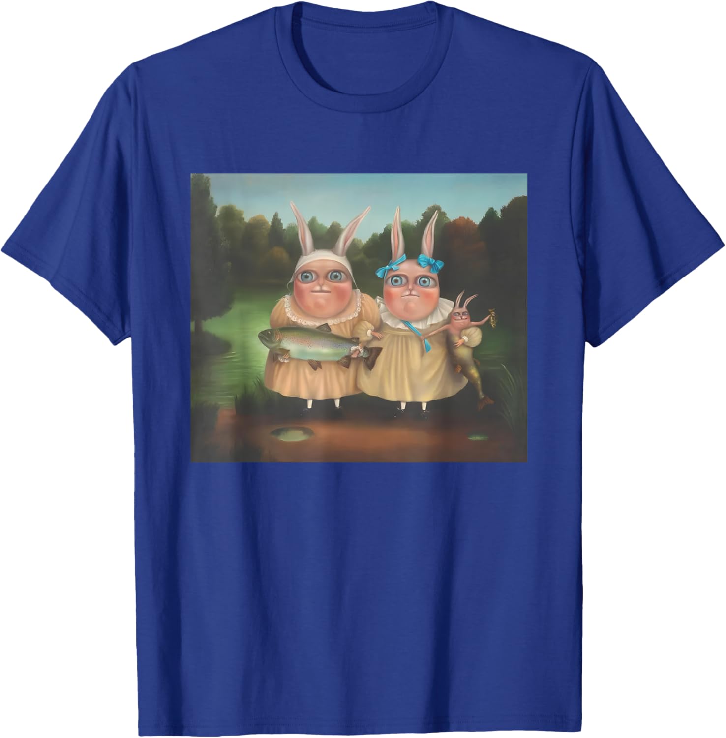 Cute Easter Bunny T-Shirt for Rabbit Lovers by Irena Aizen - 2