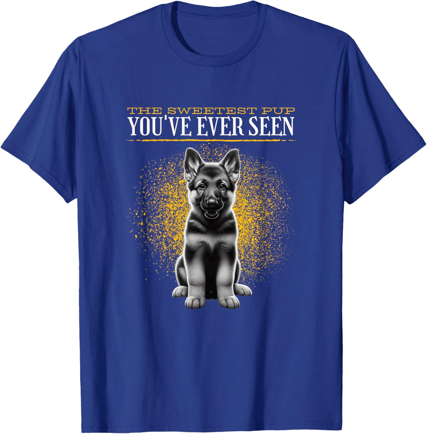 Cute German Shepherd Puppy T-Shirt for Dog Lovers and Pet Owners - 12