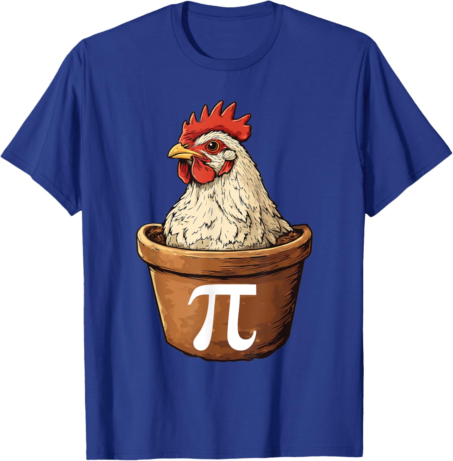 Funny Chicken Pot Pi Math T-Shirt for Math Lovers and Foodies - 9