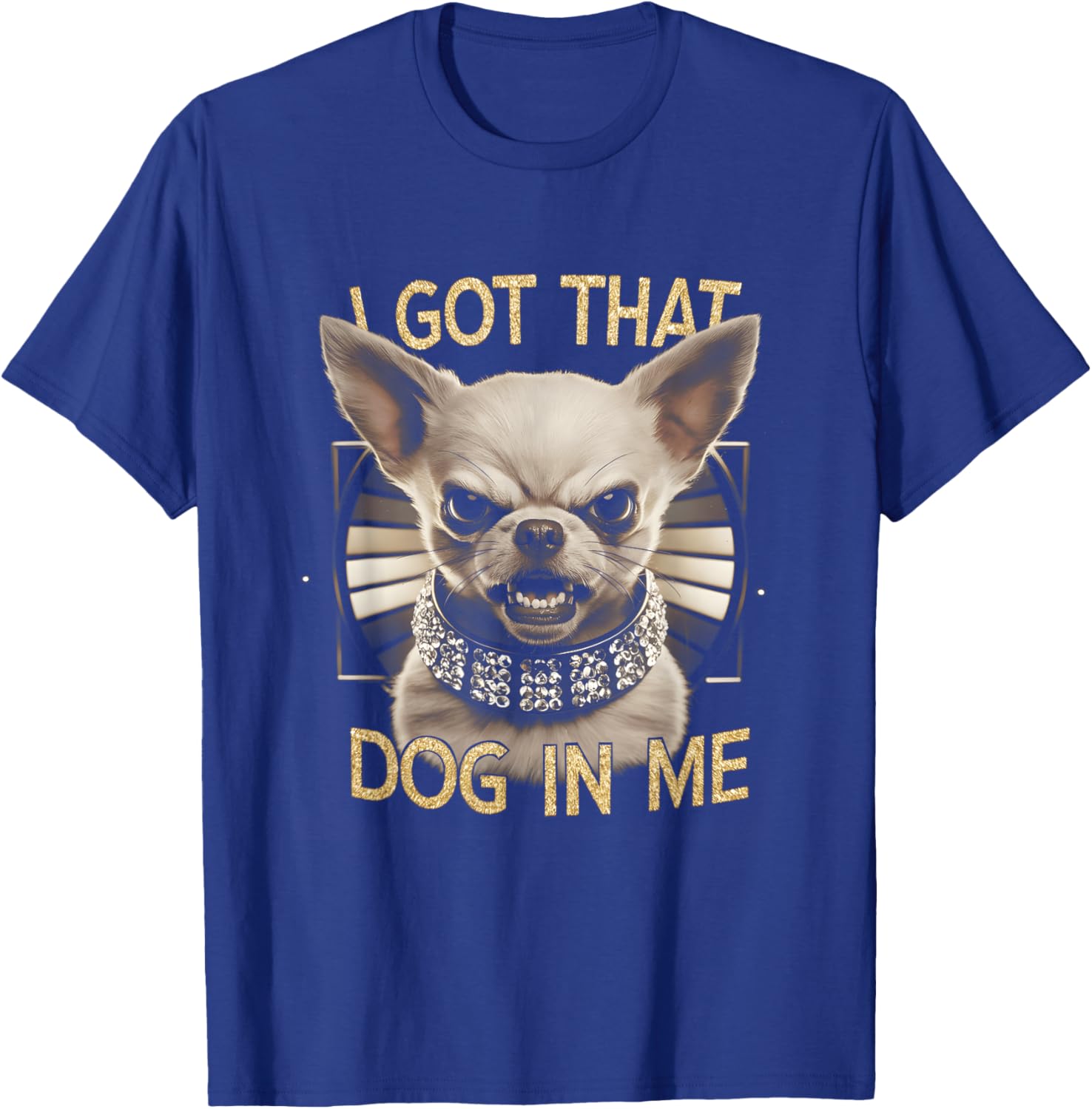 Funny Chihuahua T-Shirt with Angry Face for Dog Lovers Gift - 4