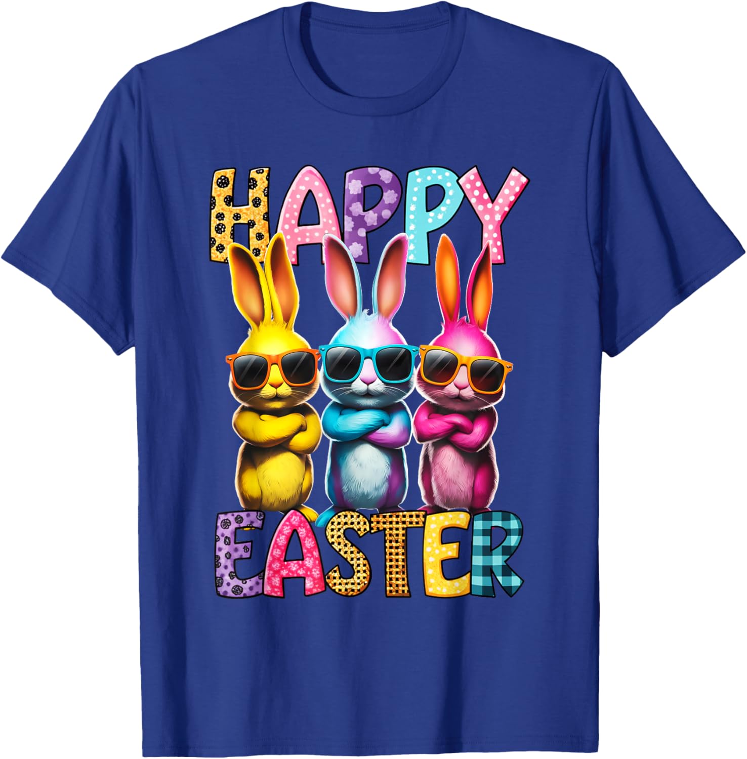 Funny Easter Bunny T-Shirt for Kids and Adults - Happy Easter Tees - 16