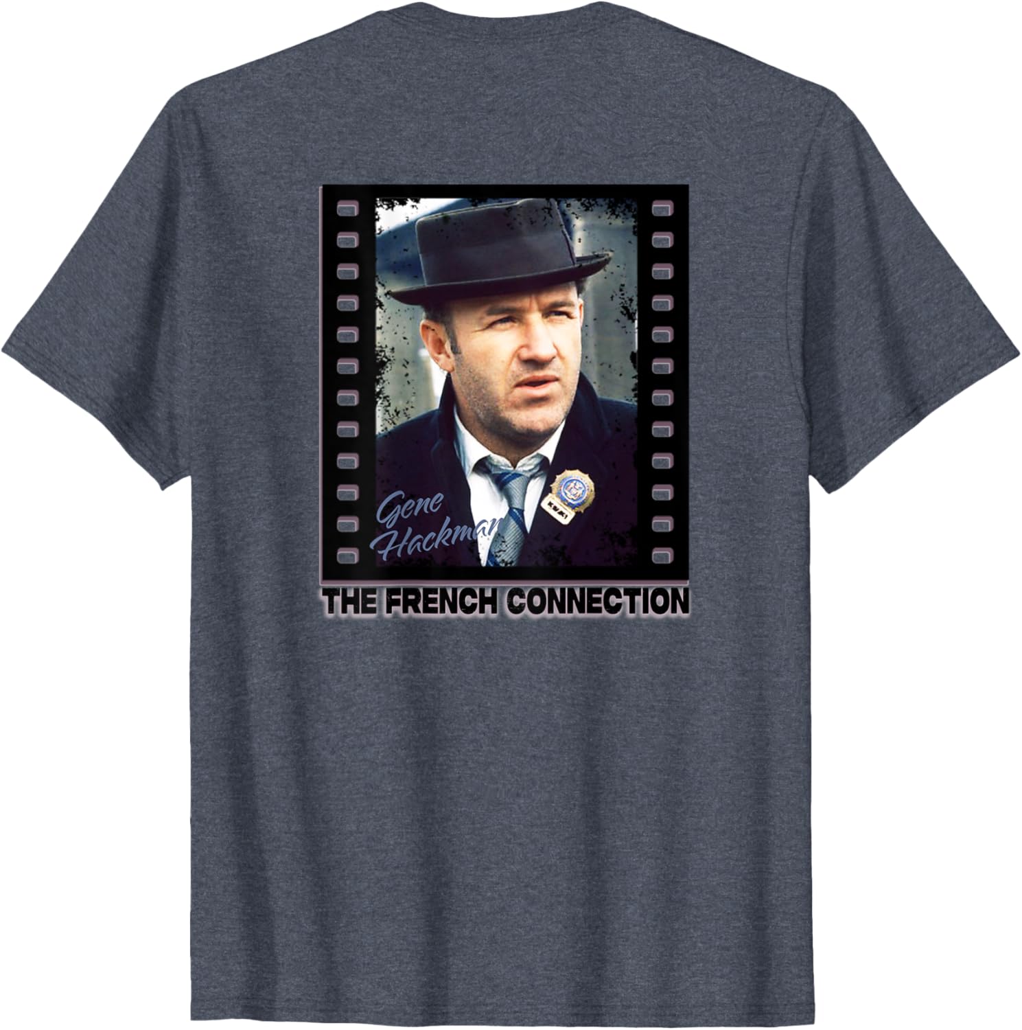 Gene Hackman Back Printed T-Shirt for Cool Casual Style and Comfort - 22