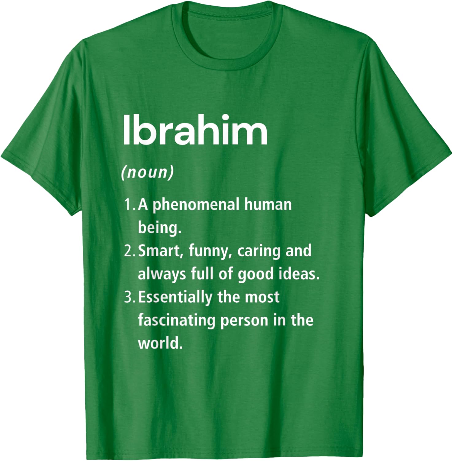 Funny Ibrahim Name Definition T-Shirt for Unique Style & Humor - 17