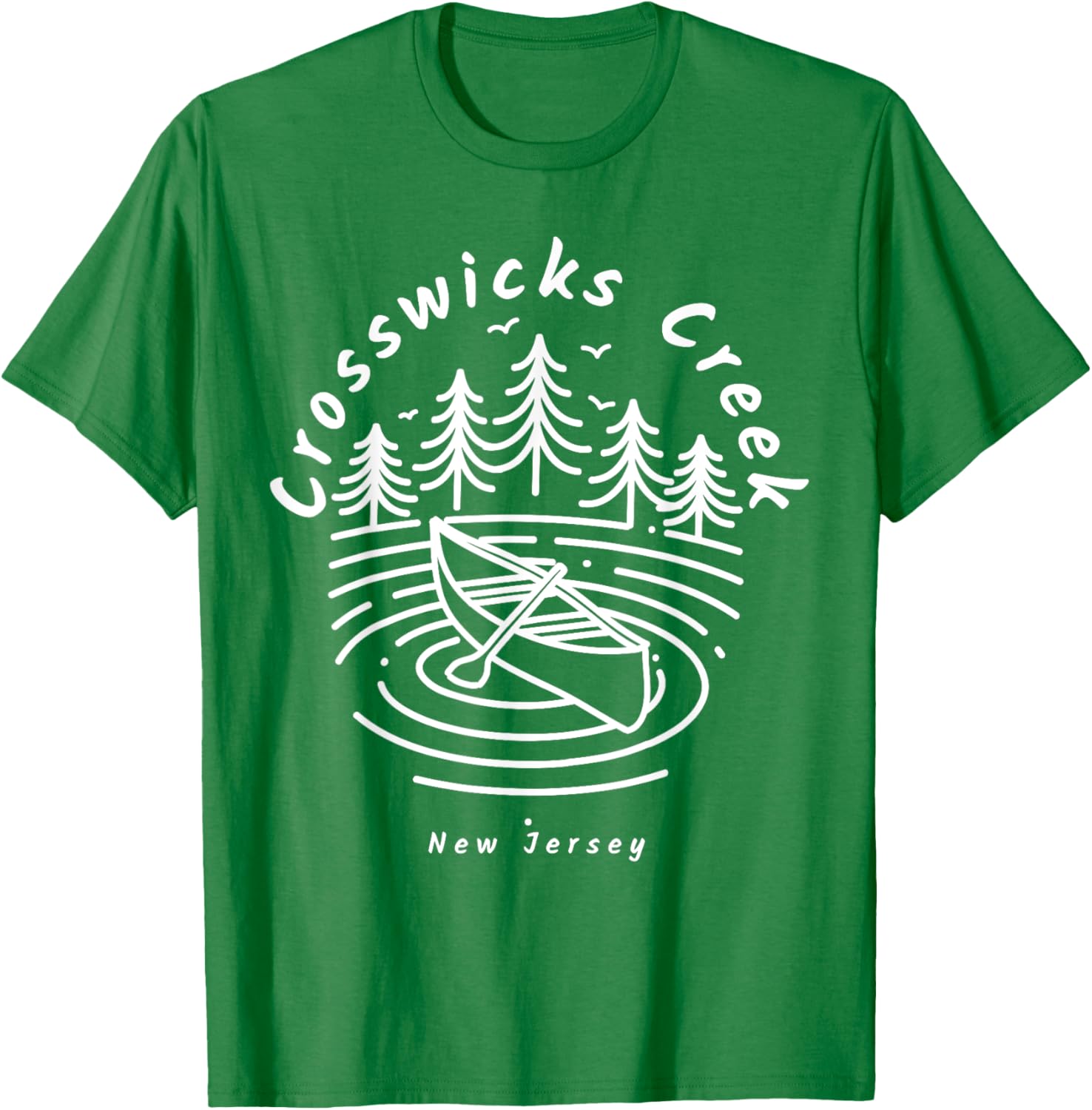 Crosswicks Creek New Jersey T-Shirt Perfect for Locals and Visitors - 5
