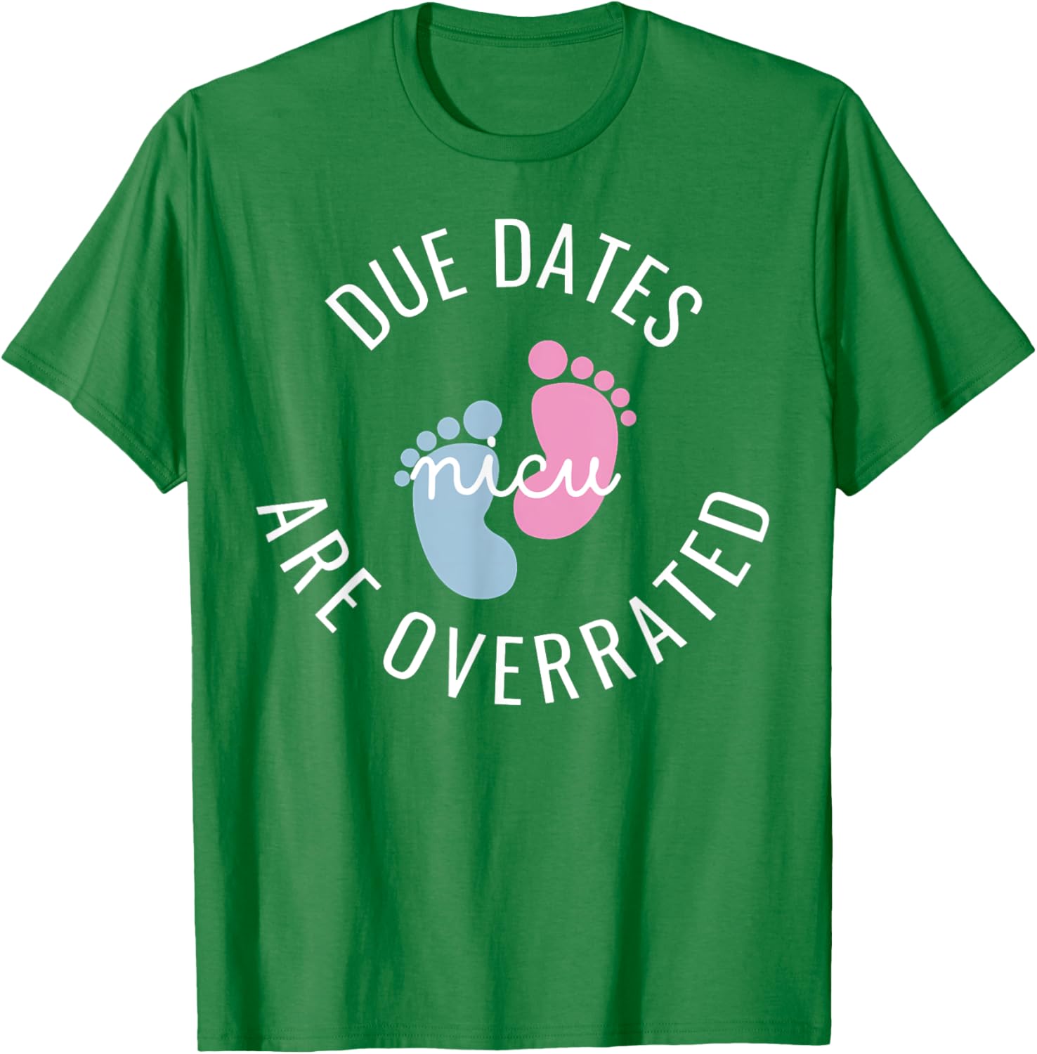 Cute Baby Feet NICU Nurse Squad T-Shirt for Proud Healthcare Heroes - 4