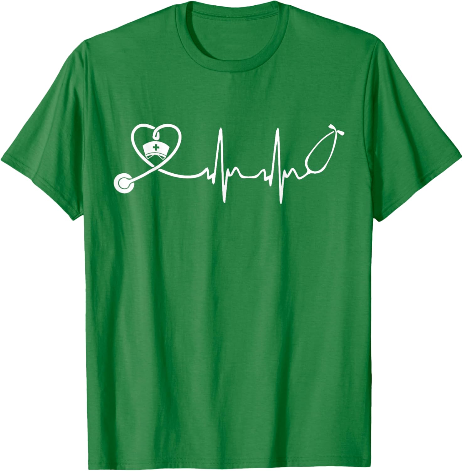 Cute Nurse Stethoscope Heartbeat T-Shirt for Nurse Week 2025 - 6