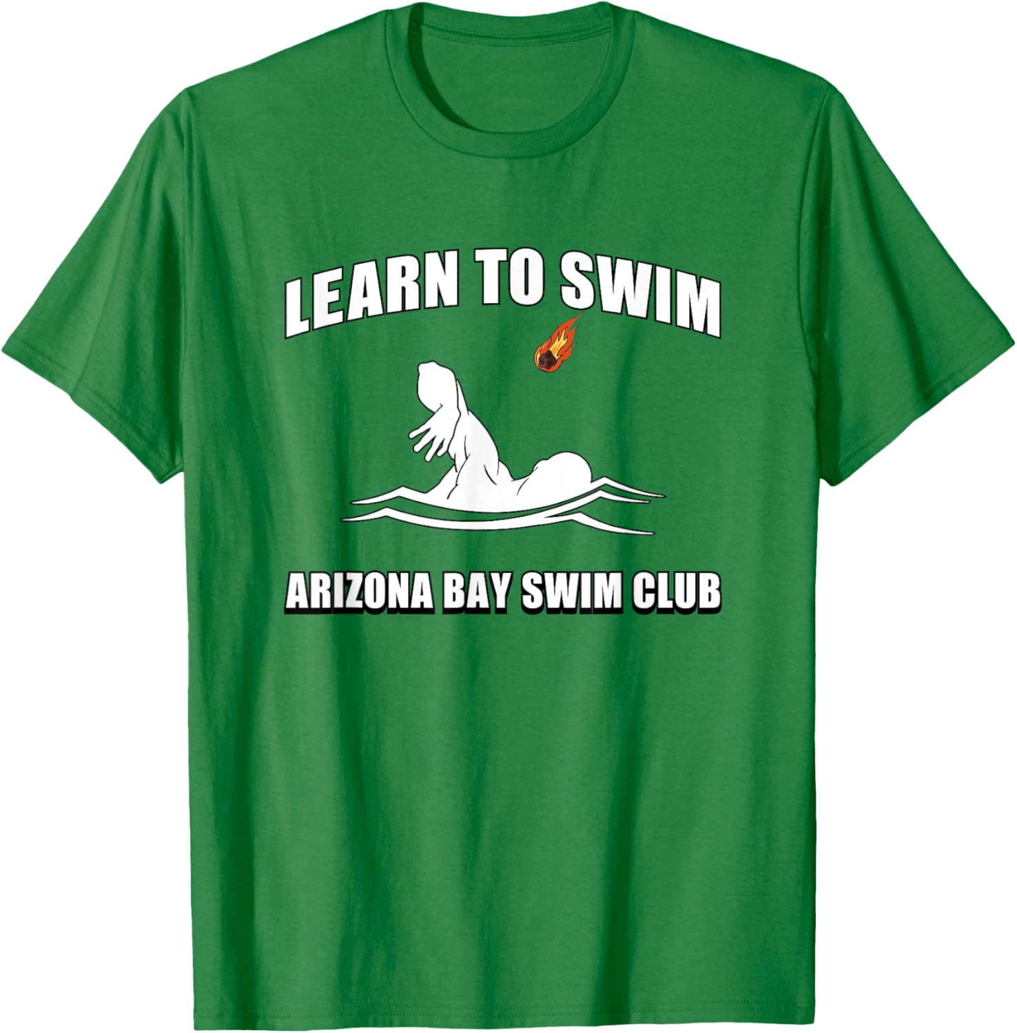 Funny Learn To Swim T-Shirt for Arizona Bay Swim Club Fans - 12